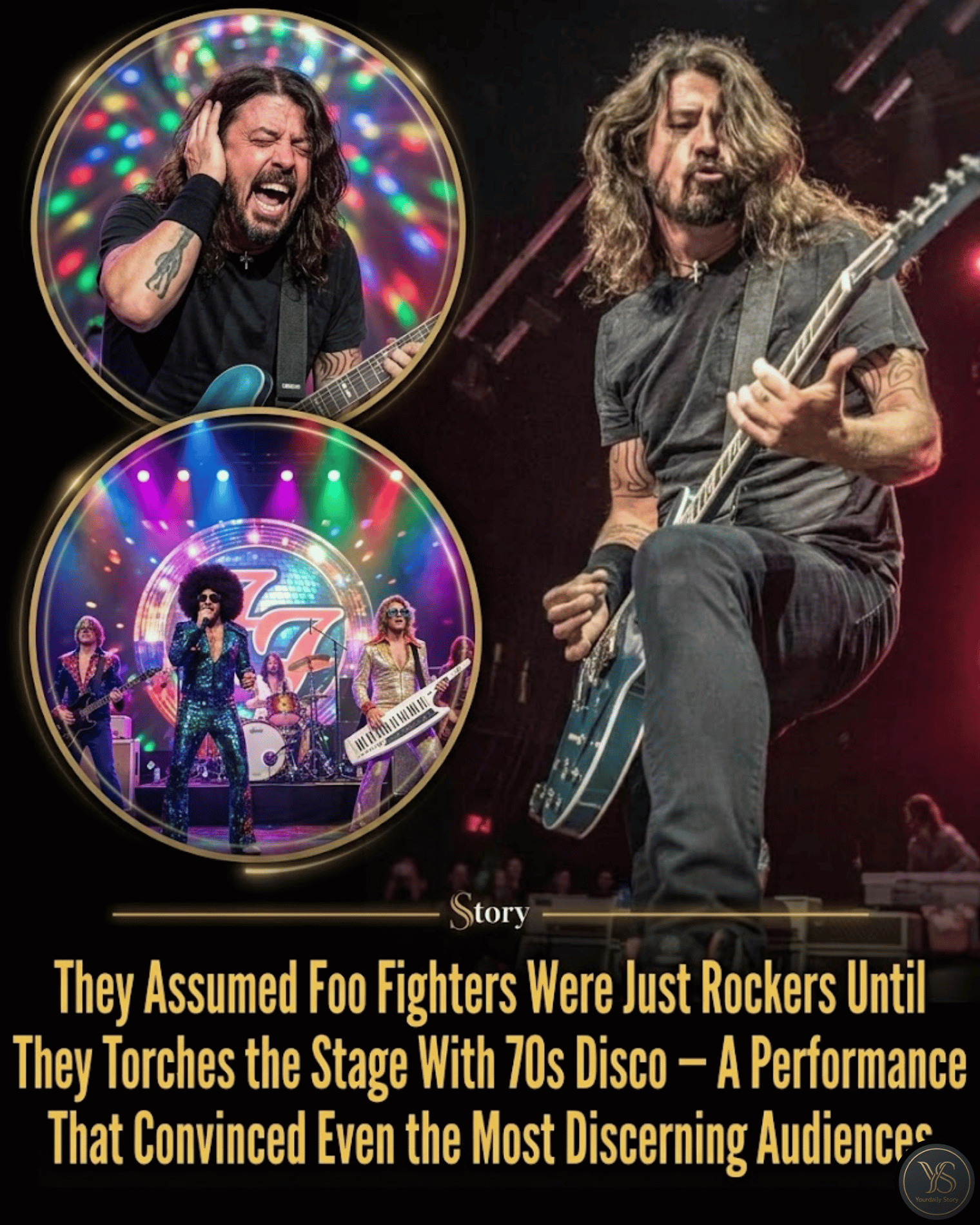 They Assumed Foo Fighters Were Just Rockers Until They Torches the Stage With 70s Disco — A Performance That Convinced Even the Most Discerning Audiences