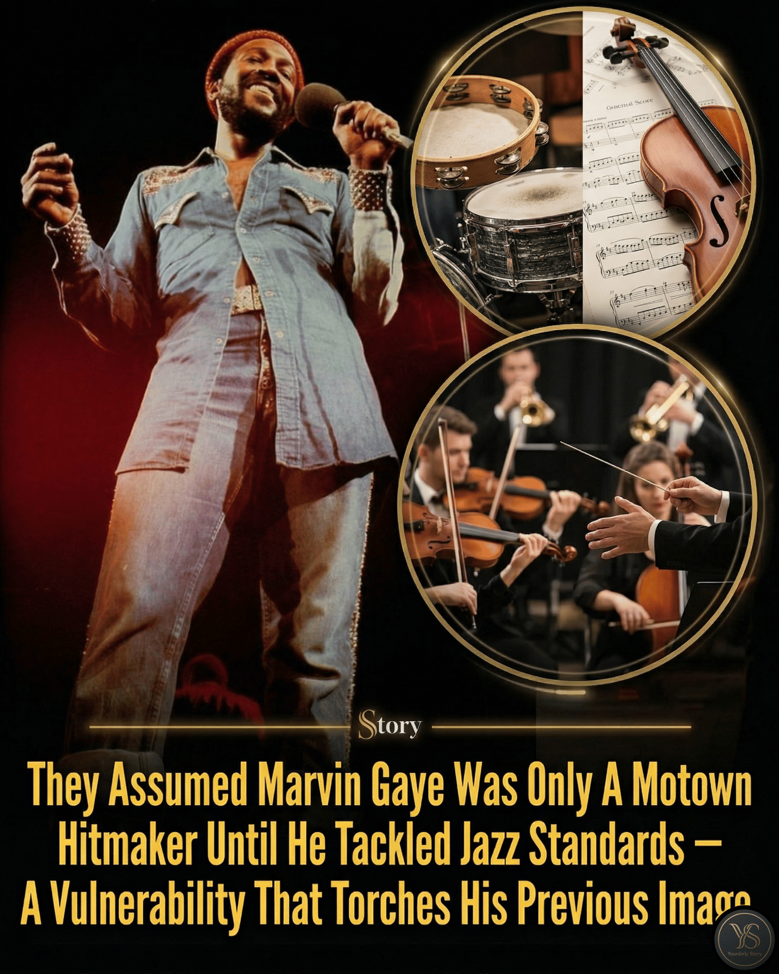 They Assumed Marvin Gaye Was Only A Motown Hitmaker Until He Tackled Jazz Standards — A Vulnerability That Torches His Previous Image.