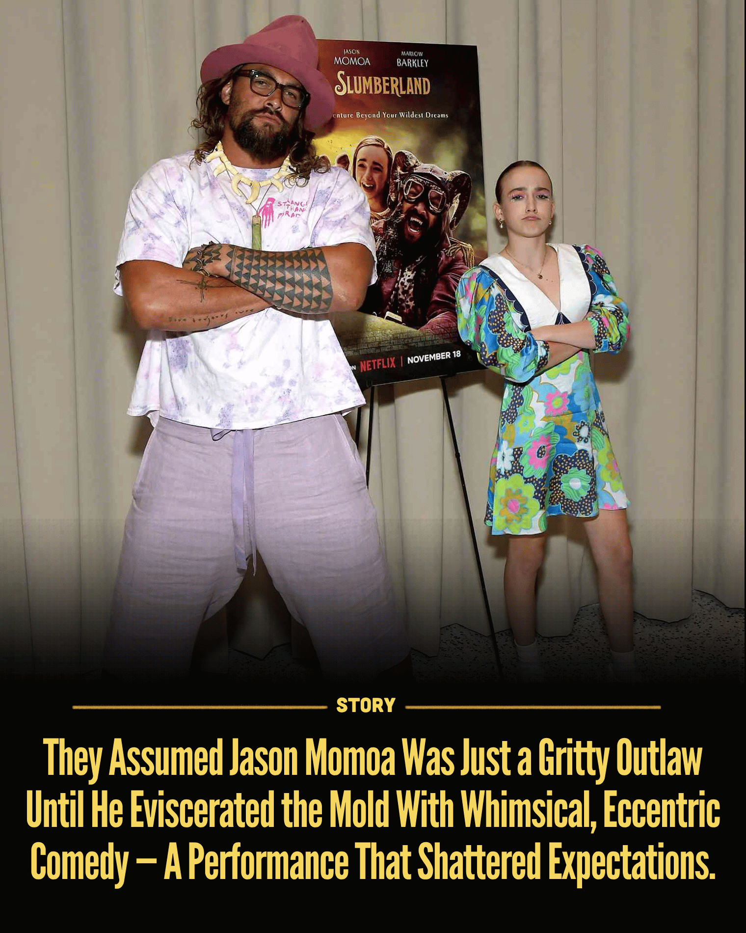 They Assumed Jason Momoa Was Just a Gritty Outlaw Until He Eviscerated the Mold With Whimsical, Eccentric Comedy — A Performance That Shattered Expectations.