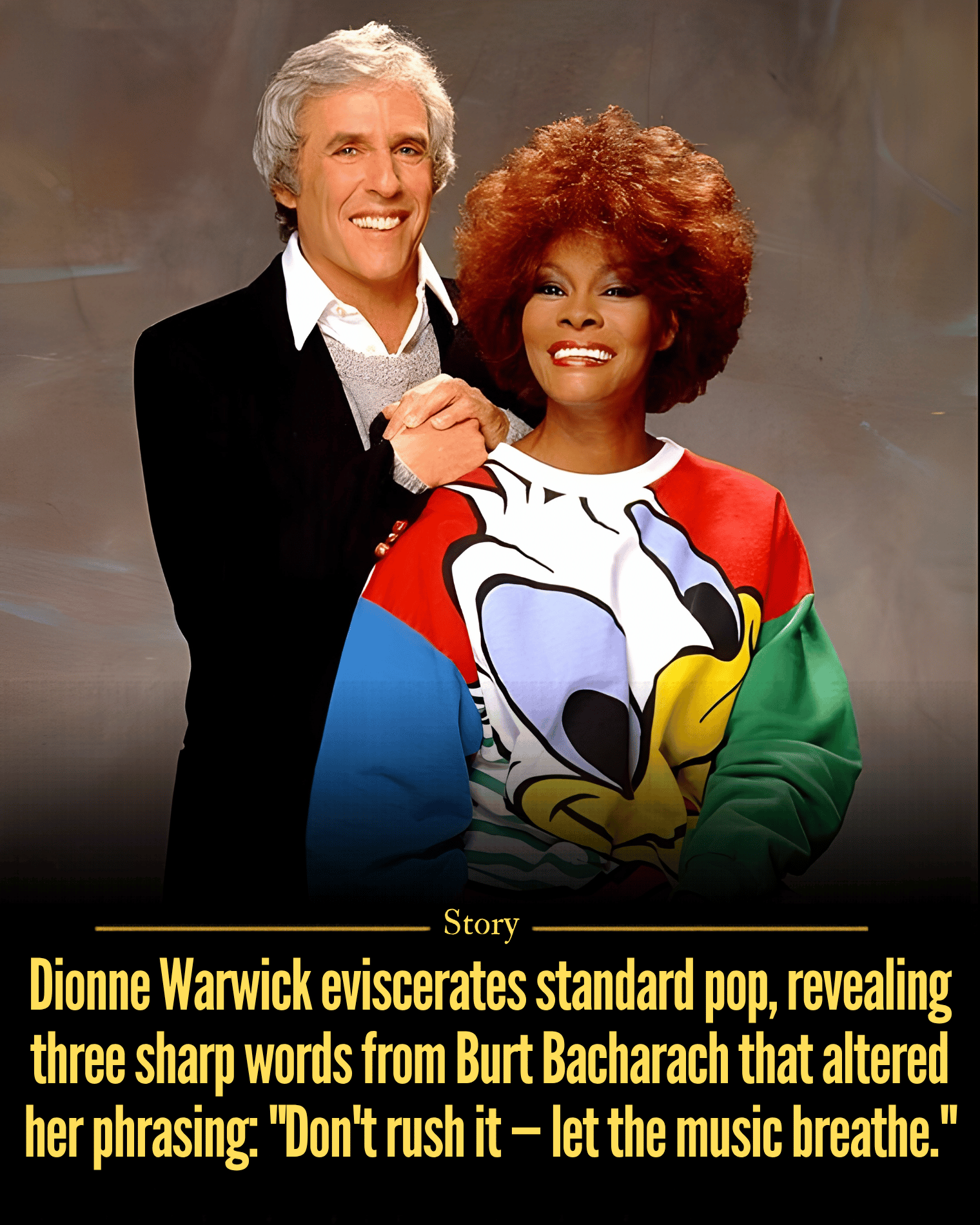 Dionne Warwick eviscerates standard pop, revealing three sharp words from Burt Bacharach that altered her phrasing: “Don’t rush it — let the music breathe.”