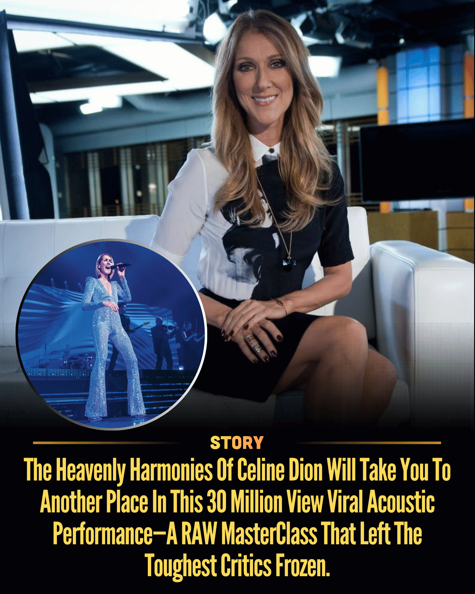 The Heavenly Harmonies Of Celine Dion Will Take You To Another Place In This 30 Million View Viral Acoustic Performance—A RAW MasterClass That Left The Toughest Critics Frozen.