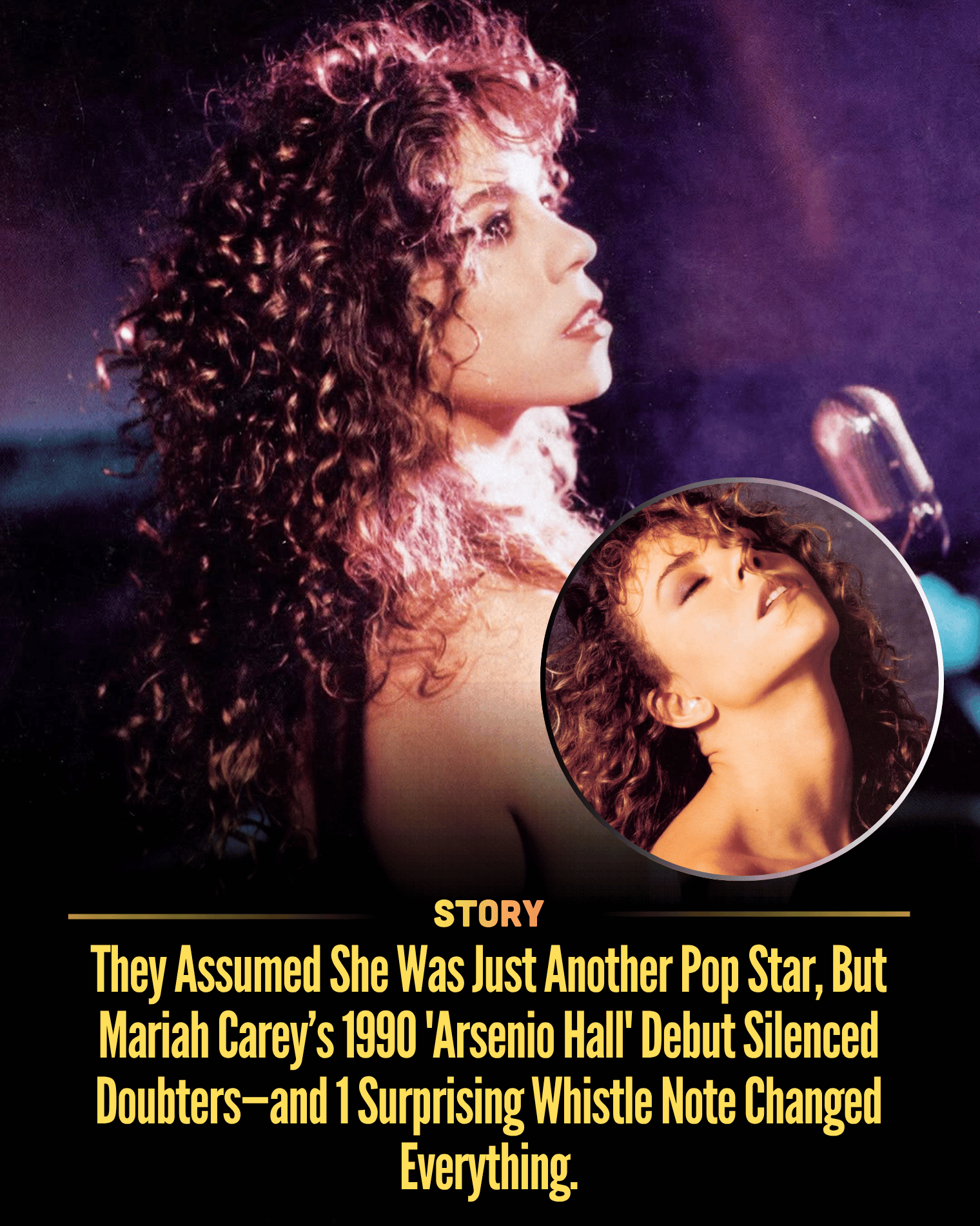 They Assumed She Was Just Another Pop Star, But Mariah Carey’s 1990 ‘Arsenio Hall’ Debut Silenced Doubters—and 1 Surprising Whistle Note Changed Everything.