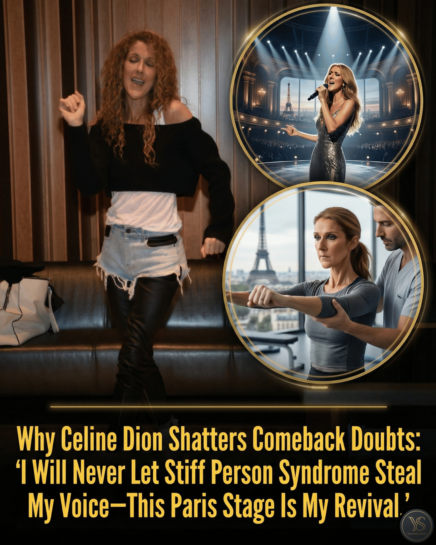 Why Celine Dion Shatters Comeback Doubts: “I Will Never Let Stiff Person Syndrome Steal My Voice—This Paris Stage Is My Revival.”