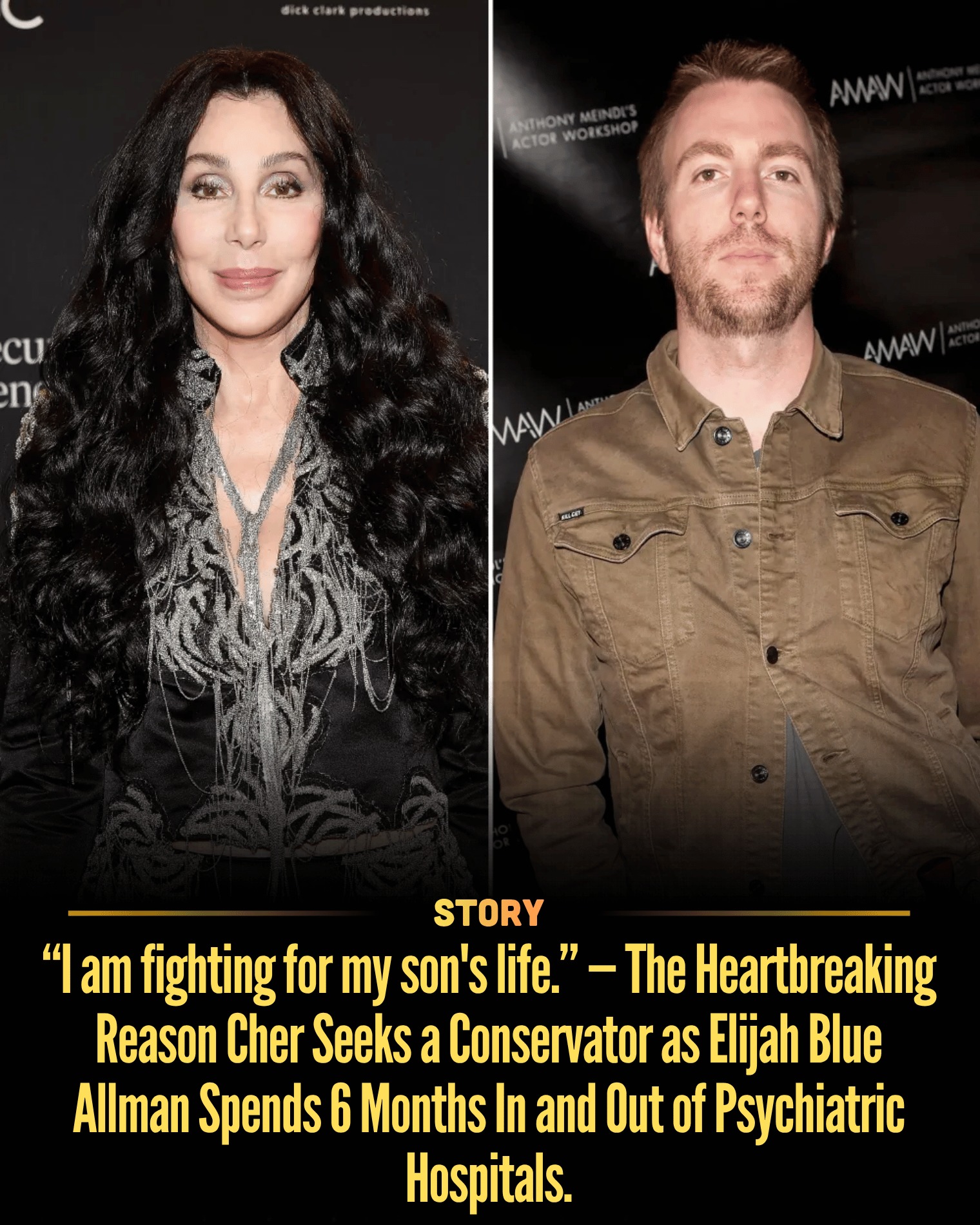 “I am fighting for my son’s life.” — The Heartbreaking Reason Cher Seeks a Conservator as Elijah Blue Allman Spends 6 Months In and Out of Psychiatric Hospitals.