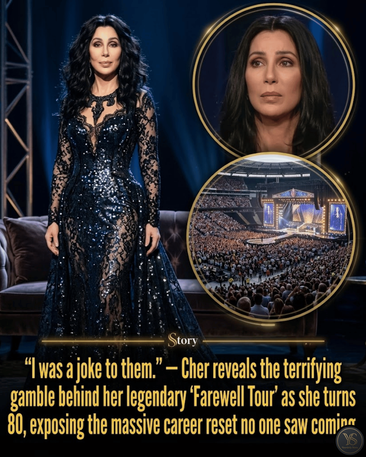 “I was a joke to them.” — Cher reveals the terrifying gamble behind her legendary ‘Farewell Tour’ as she turns 80, exposing the massive career reset no one saw coming.