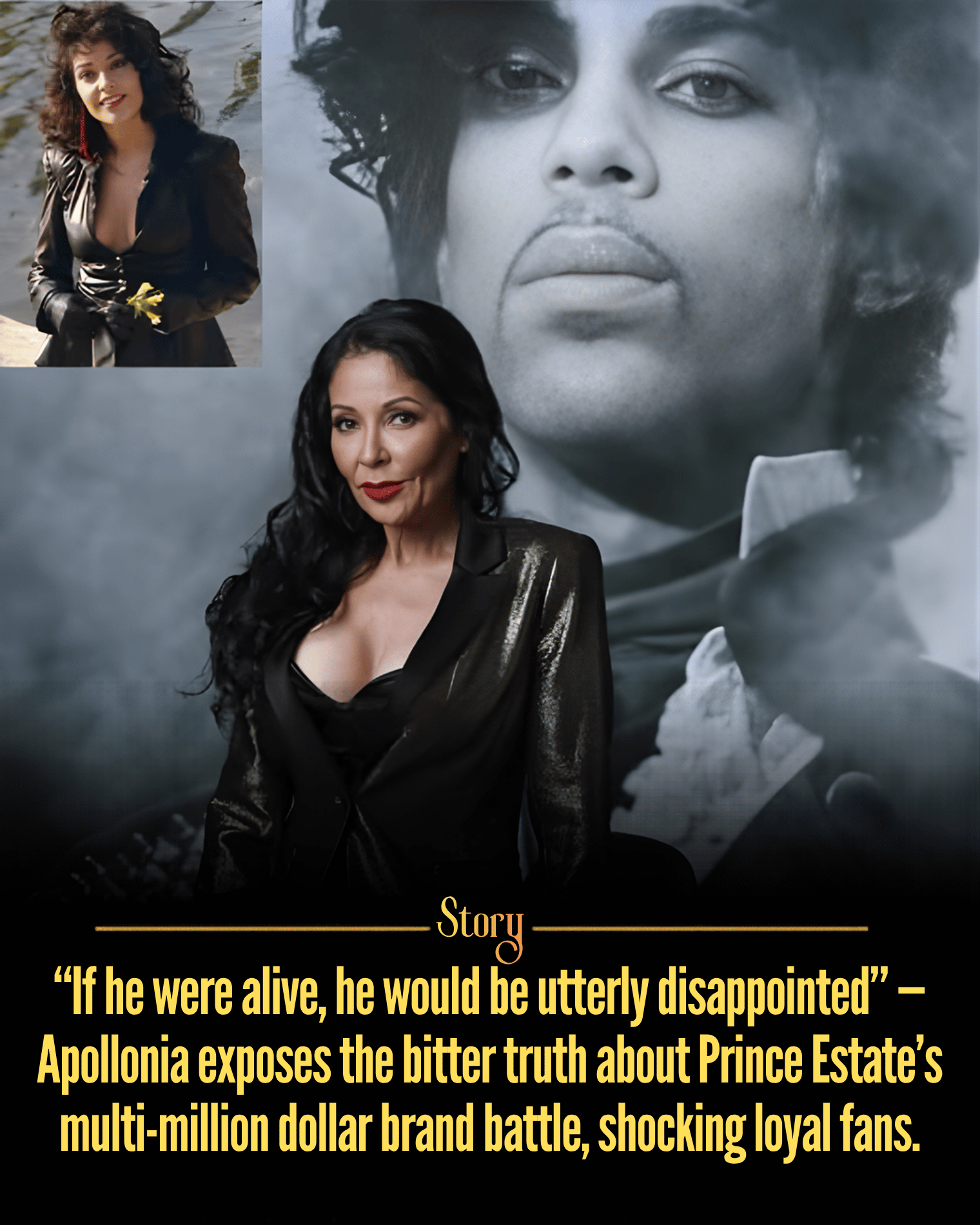 “If he were alive, he would be utterly disappointed” — Apollonia exposes the bitter truth about Prince Estate’s multi-million dollar brand battle, shocking loyal fans.