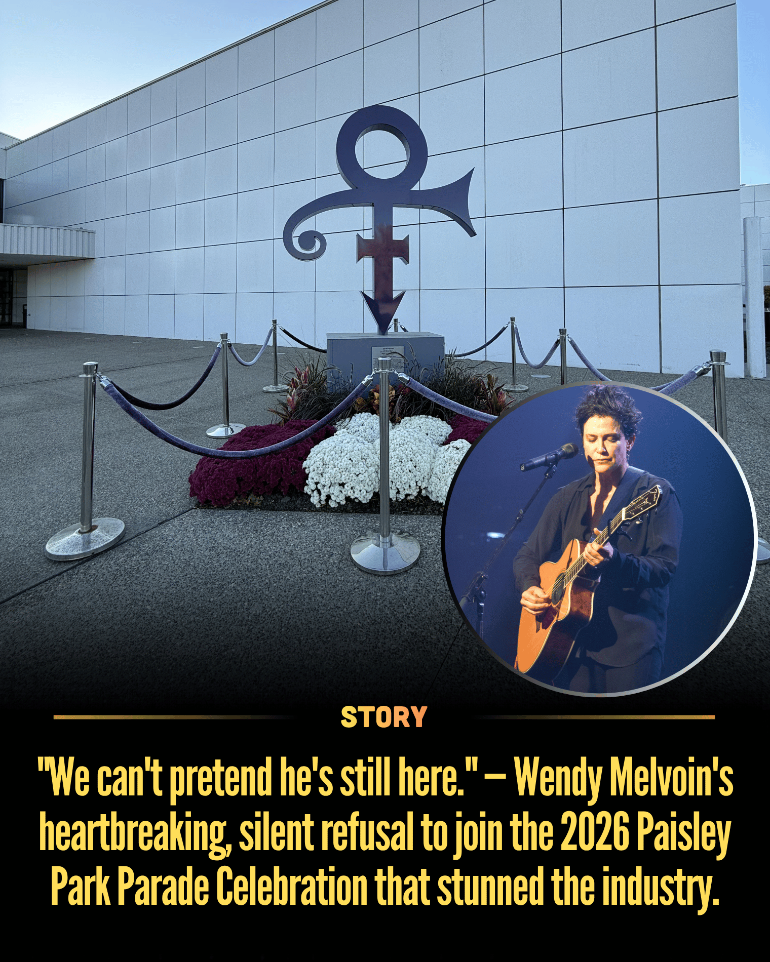 “We can’t pretend he’s still here.” — Wendy Melvoin’s heartbreaking, silent refusal to join the 2026 Paisley Park Parade Celebration that stunned the industry.