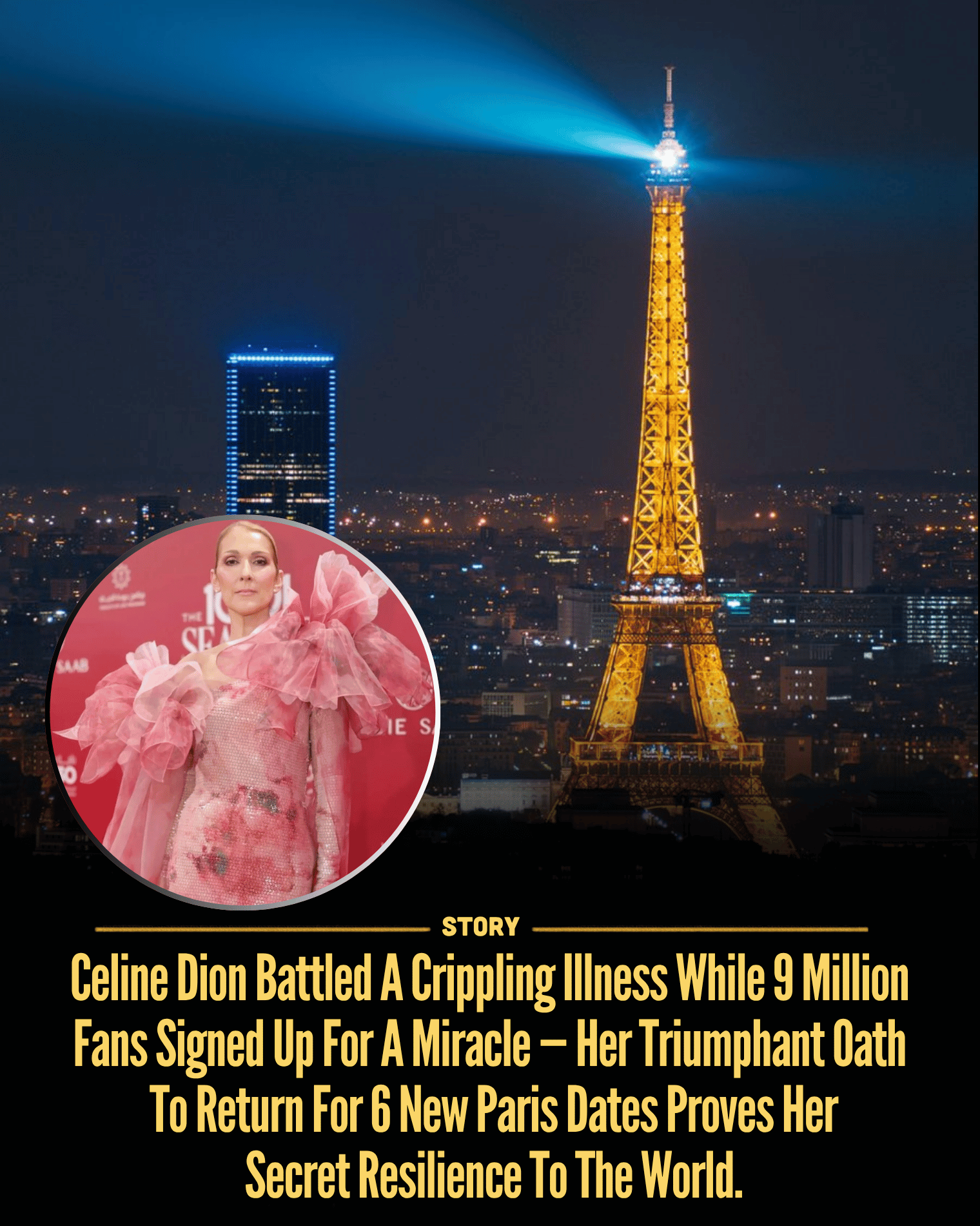 Celine Dion Battled A Crippling Illness While 9 Million Fans Signed Up For A Miracle — Her Triumphant Oath To Return For 6 New Paris Dates Proves Her Secret Resilience To The World.