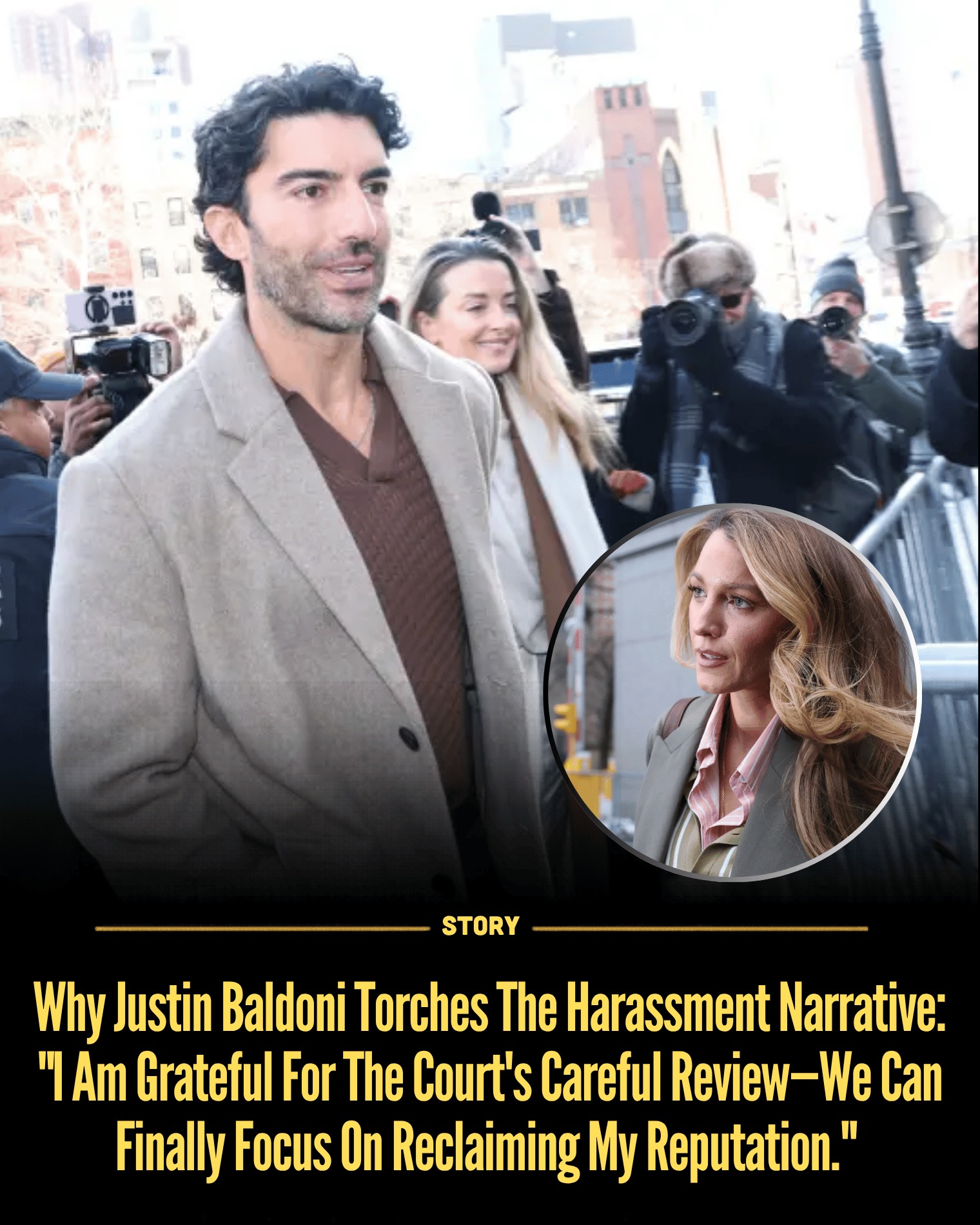 Why Justin Baldoni Torches The Harassment Narrative: “I Am Grateful For The Court’s Careful Review—We Can Finally Focus On Reclaiming My Reputation.”