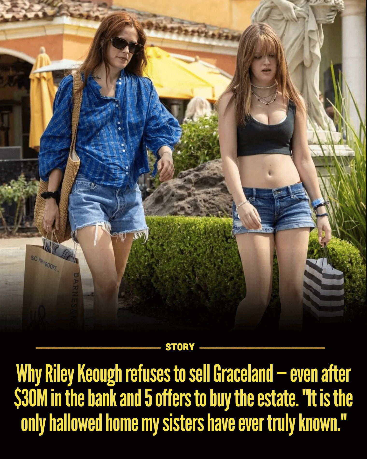 Why Riley Keough refuses to sell Graceland — even after $30M in the bank and 5 offers to buy the estate. “It is the only hallowed home my sisters have ever truly known.”