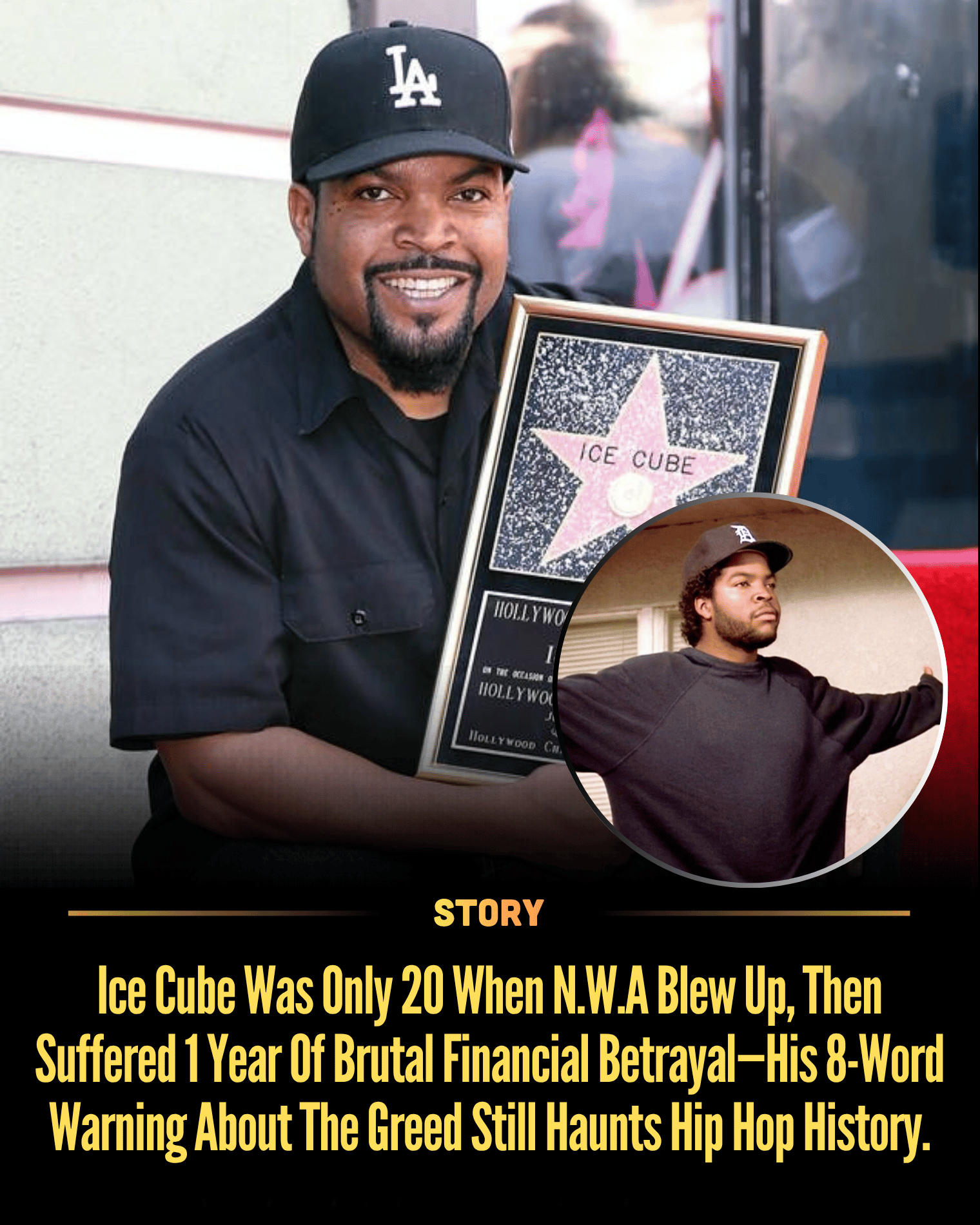 Ice Cube Was Only 20 When N.W.A Blew Up, Then Suffered 1 Year Of Brutal Financial Betrayal—His 8-Word Warning About The Greed Still Haunts Hip Hop History.