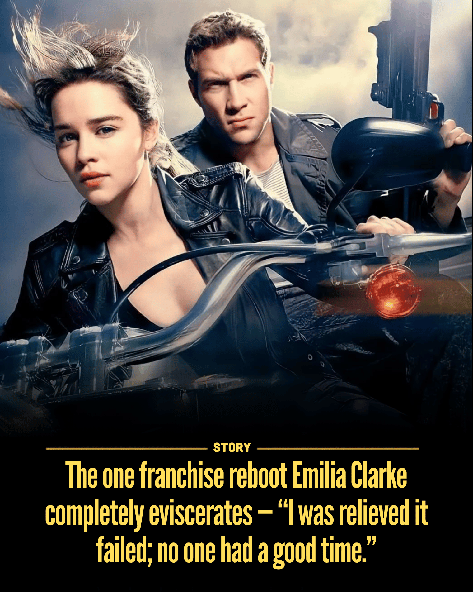 The one franchise reboot Emilia Clarke completely eviscerates — “I was relieved it failed; no one had a good time.”