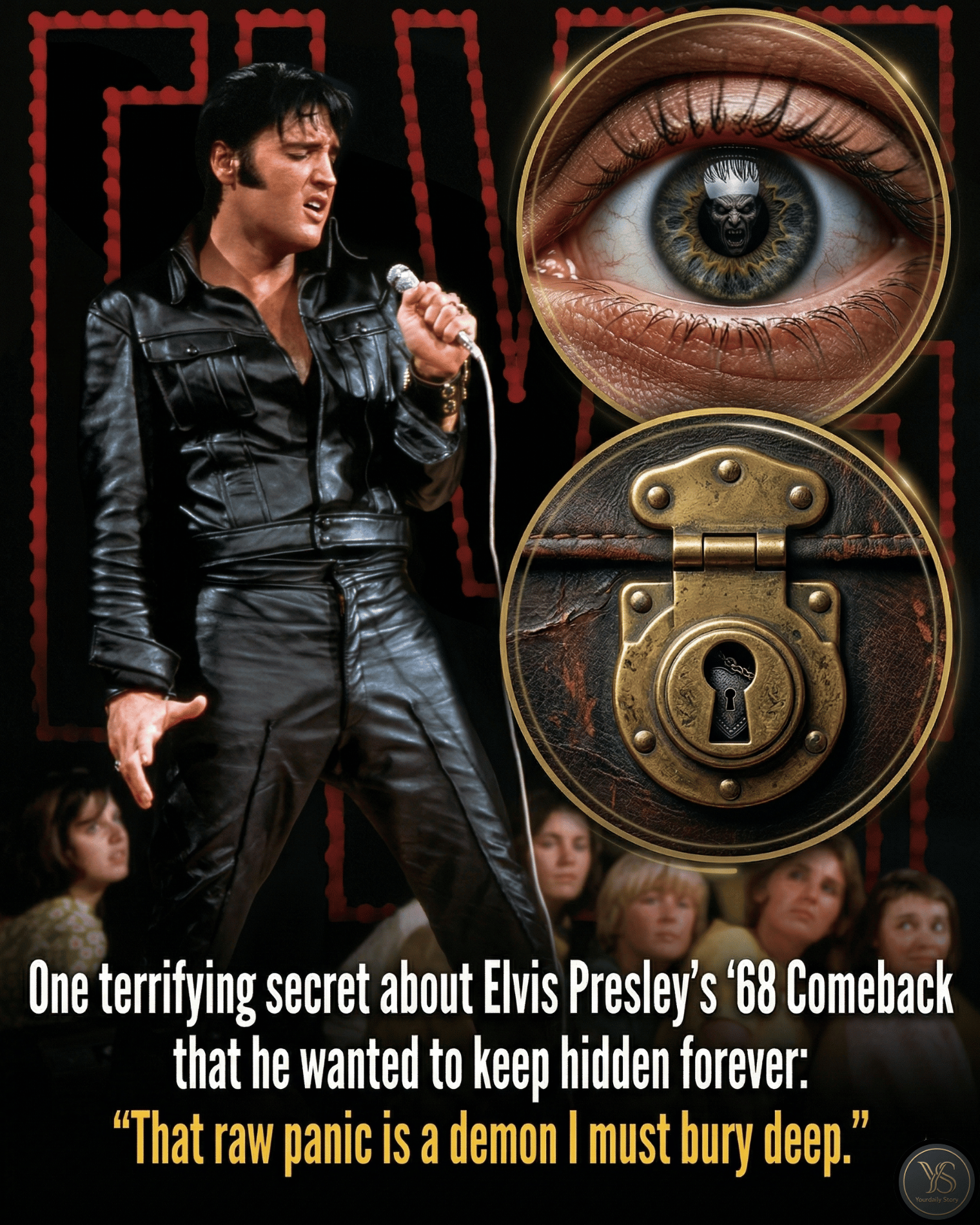 One terrifying secret about Elvis Presley’s ’68 Comeback that he wanted to keep hidden forever: “That raw panic is a demon I must bury deep.”