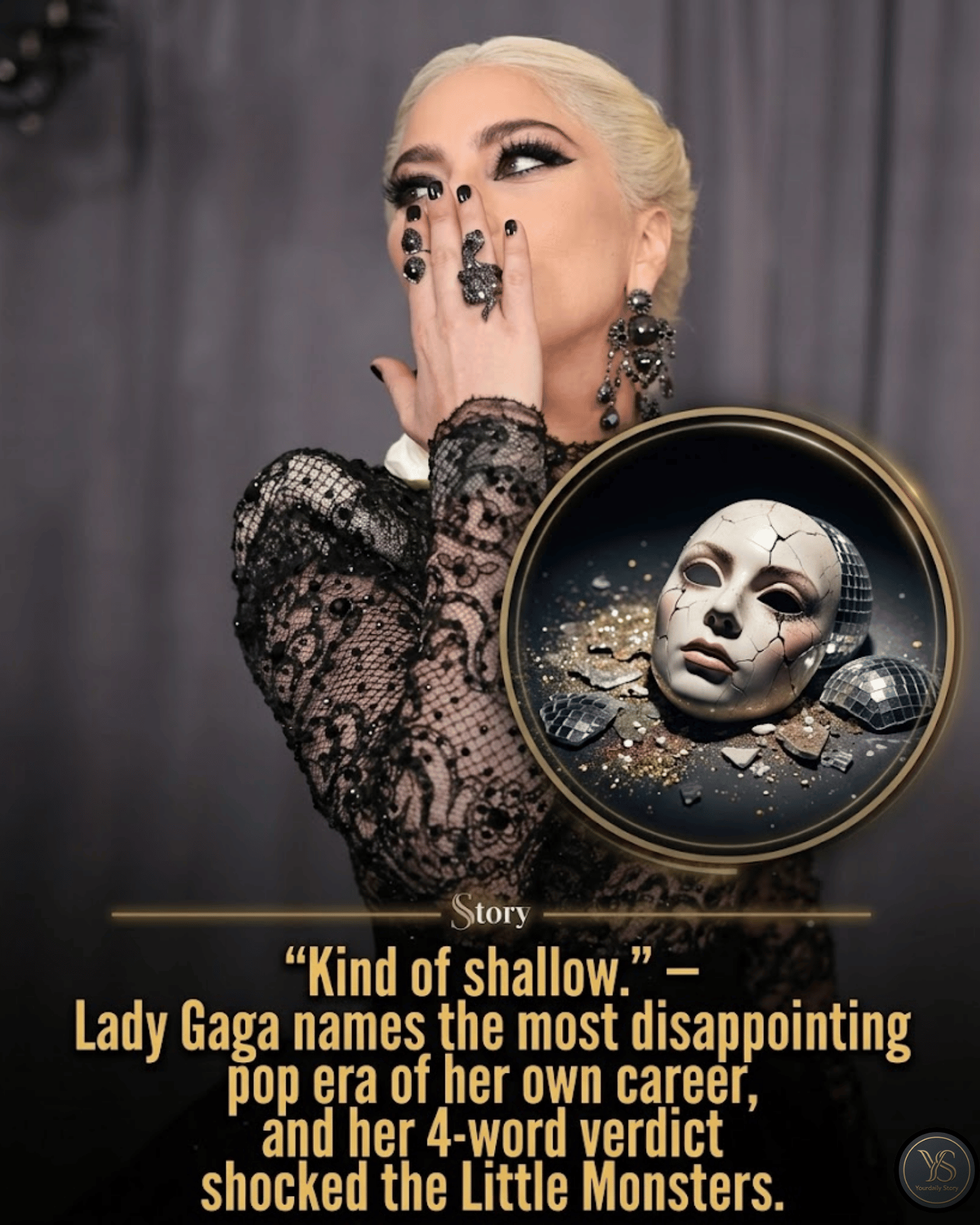 “Kind of shallow.” — Lady Gaga names the most disappointing pop era of her own career, and her 4-word verdict shocked the Little Monsters.
