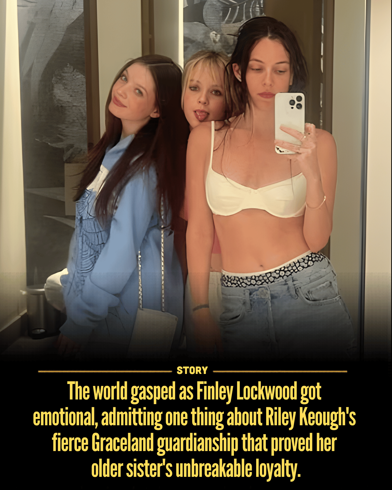 The world gasped as Finley Lockwood got emotional, admitting one thing about Riley Keough’s fierce Graceland guardianship that proved her older sister’s unbreakable loyalty.