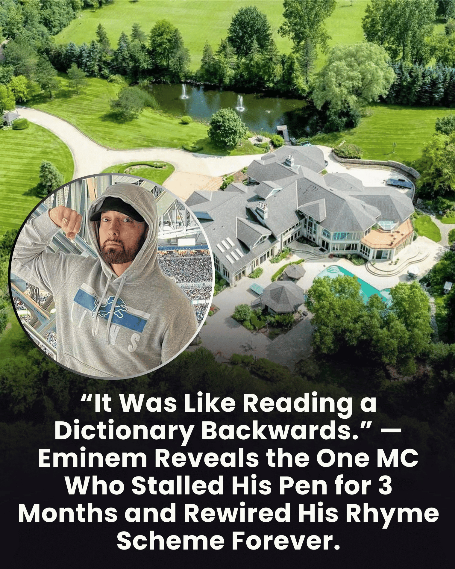 “It Was Like Reading a Dictionary Backwards.” — Eminem Reveals the One MC Who Stalled His Pen for 3 Months and Rewired His Rhyme Scheme Forever.