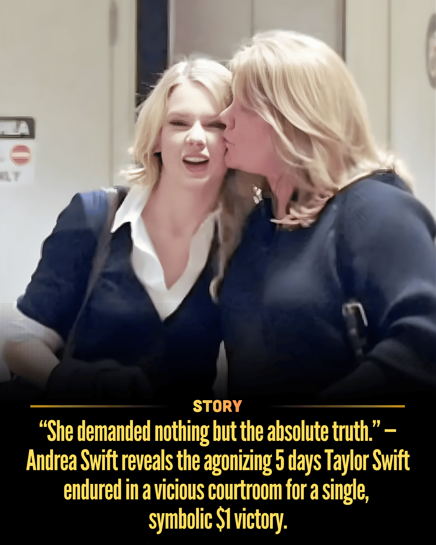 “She demanded nothing but the absolute truth.” — Andrea Swift reveals the agonizing 5 days Taylor Swift endured in a vicious courtroom for a single, symbolic $1 victory.