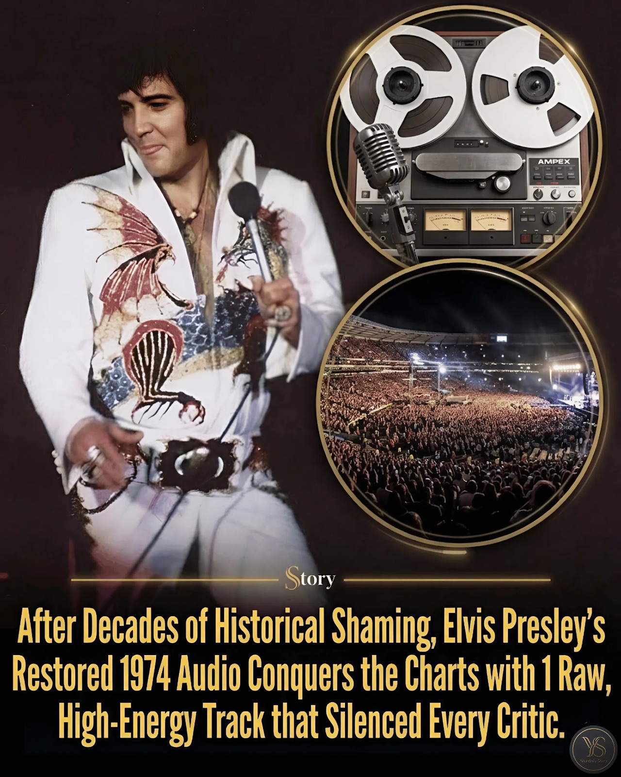 After Decades of Historical Shaming, Elvis Presley’s Restored 1974 Audio Conquers the Charts with 1 Raw, High-Energy Track that Silenced Every Critic.