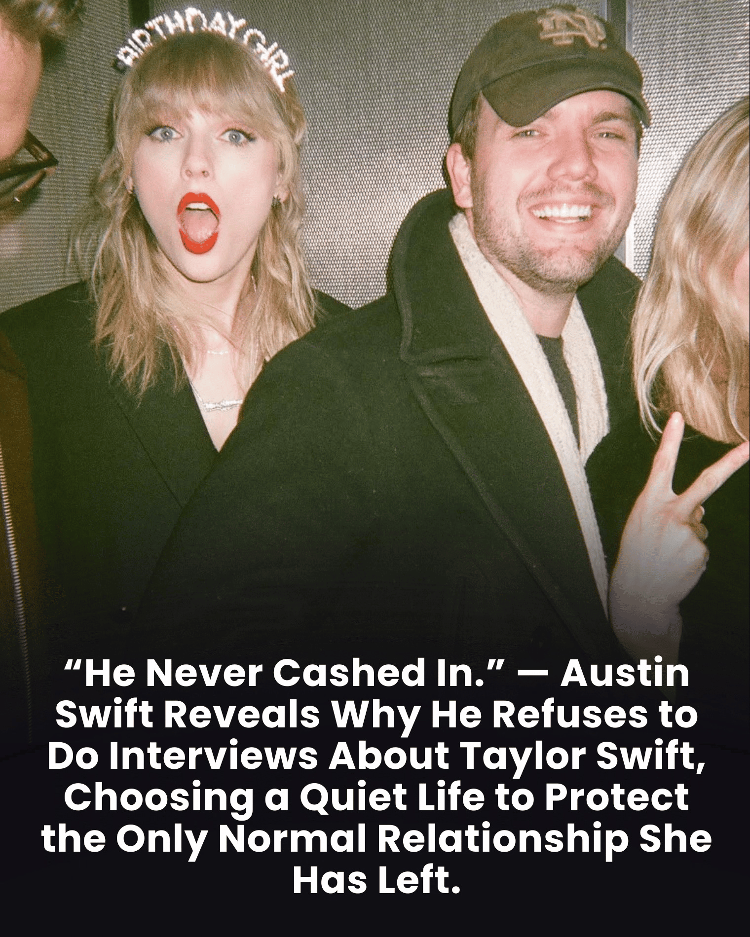 “He Never Cashed In.” — Austin Swift Reveals Why He Refuses to Do Interviews About Taylor Swift, Choosing a Quiet Life to Protect the Only Normal Relationship She Has Left.