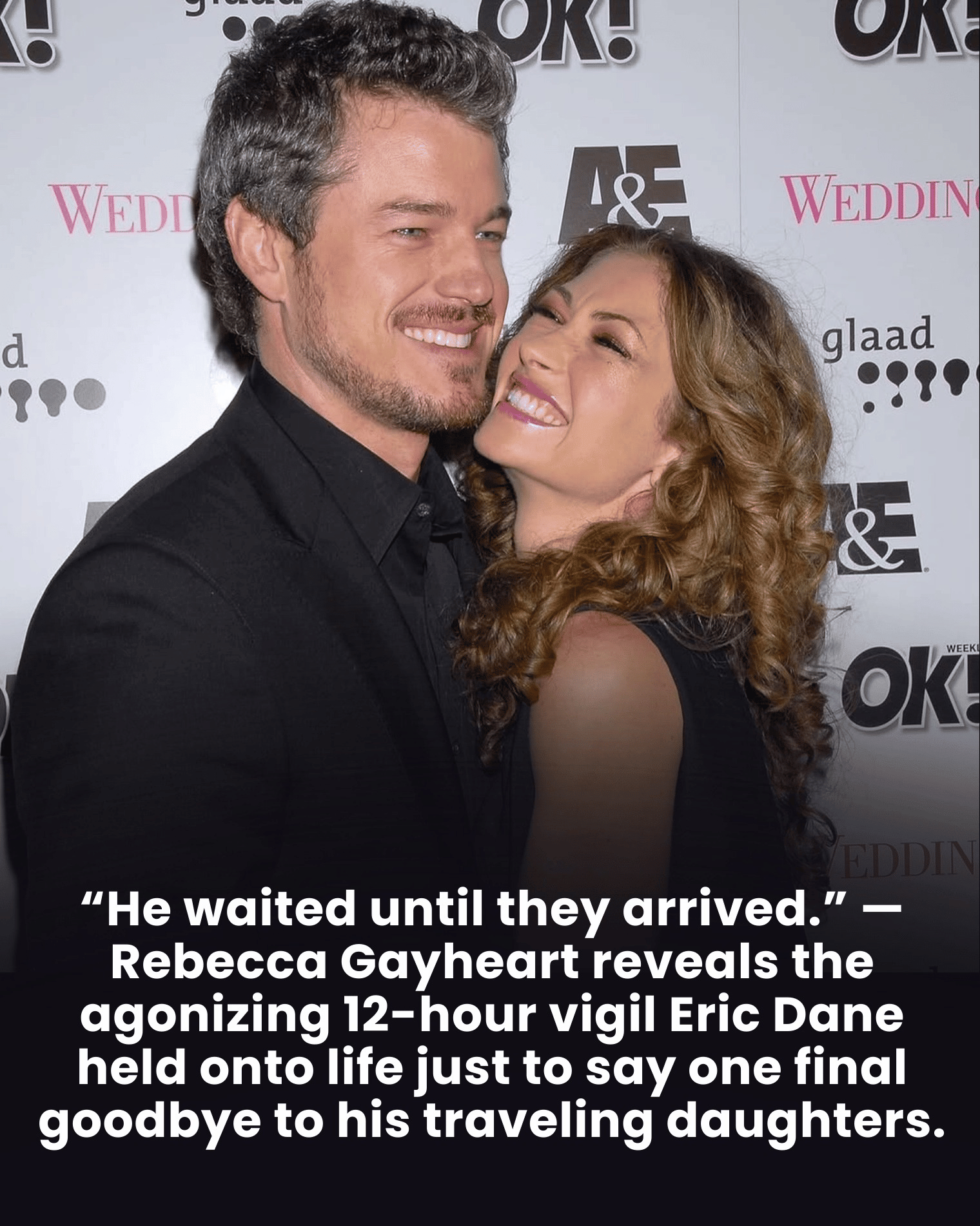 “He waited until they arrived.” — Rebecca Gayheart reveals the agonizing 12-hour vigil Eric Dane held onto life just to say one final goodbye to his traveling daughters.