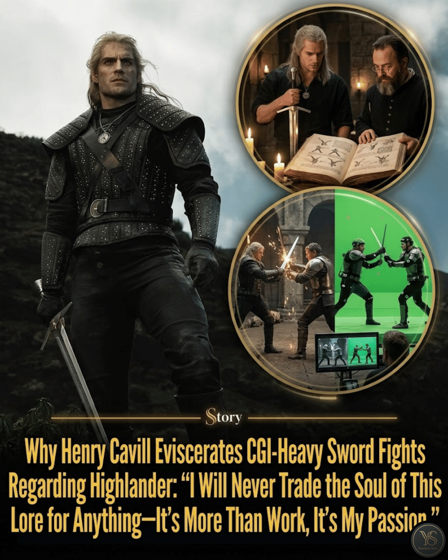 Why Henry Cavill Eviscerates CGI-Heavy Sword Fights Regarding Highlander: “I Will Never Trade the Soul of This Lore for Anything—It’s More Than Work, It’s My Passion.”