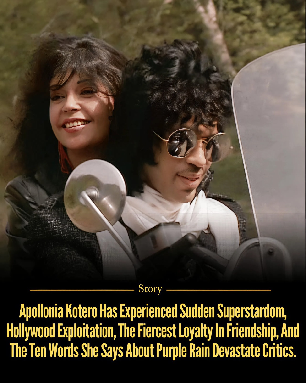 Apollonia Kotero Has Experienced Sudden Superstardom, Hollywood Exploitation, The Fiercest Loyalty In Friendship, And The Ten Words She Says About Purple Rain Devastate Critics.