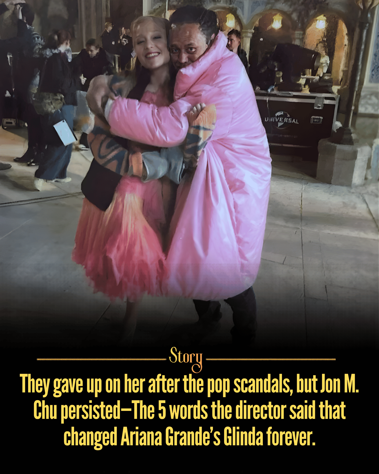 They gave up on her after the pop scandals, but Jon M. Chu persisted—The 5 words the director said that changed Ariana Grande’s Glinda forever.