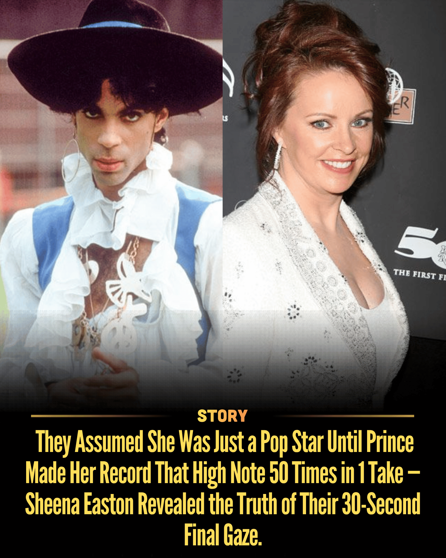 They Assumed She Was Just a Pop Star Until Prince Made Her Record That High Note 50 Times in 1 Take — Sheena Easton Revealed the Truth of Their 30-Second Final Gaze.