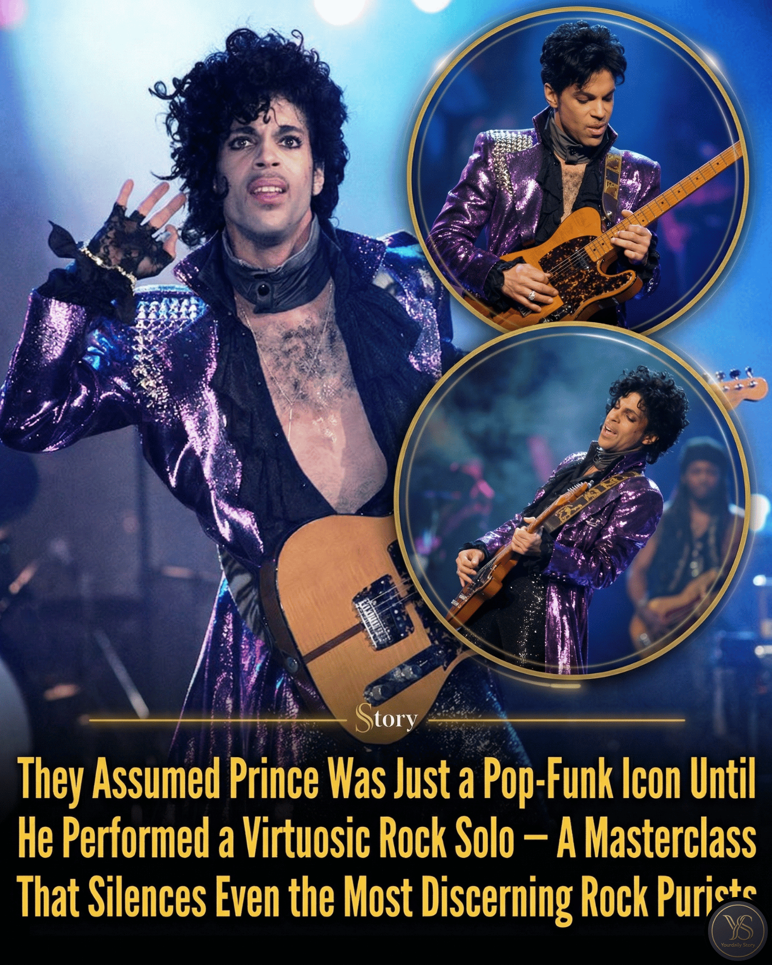 They Assumed Prince Was Just a Pop-Funk Icon Until He Performed a Virtuosic Rock Solo — A Masterclass That Silences Even the Most Discerning Rock Purists