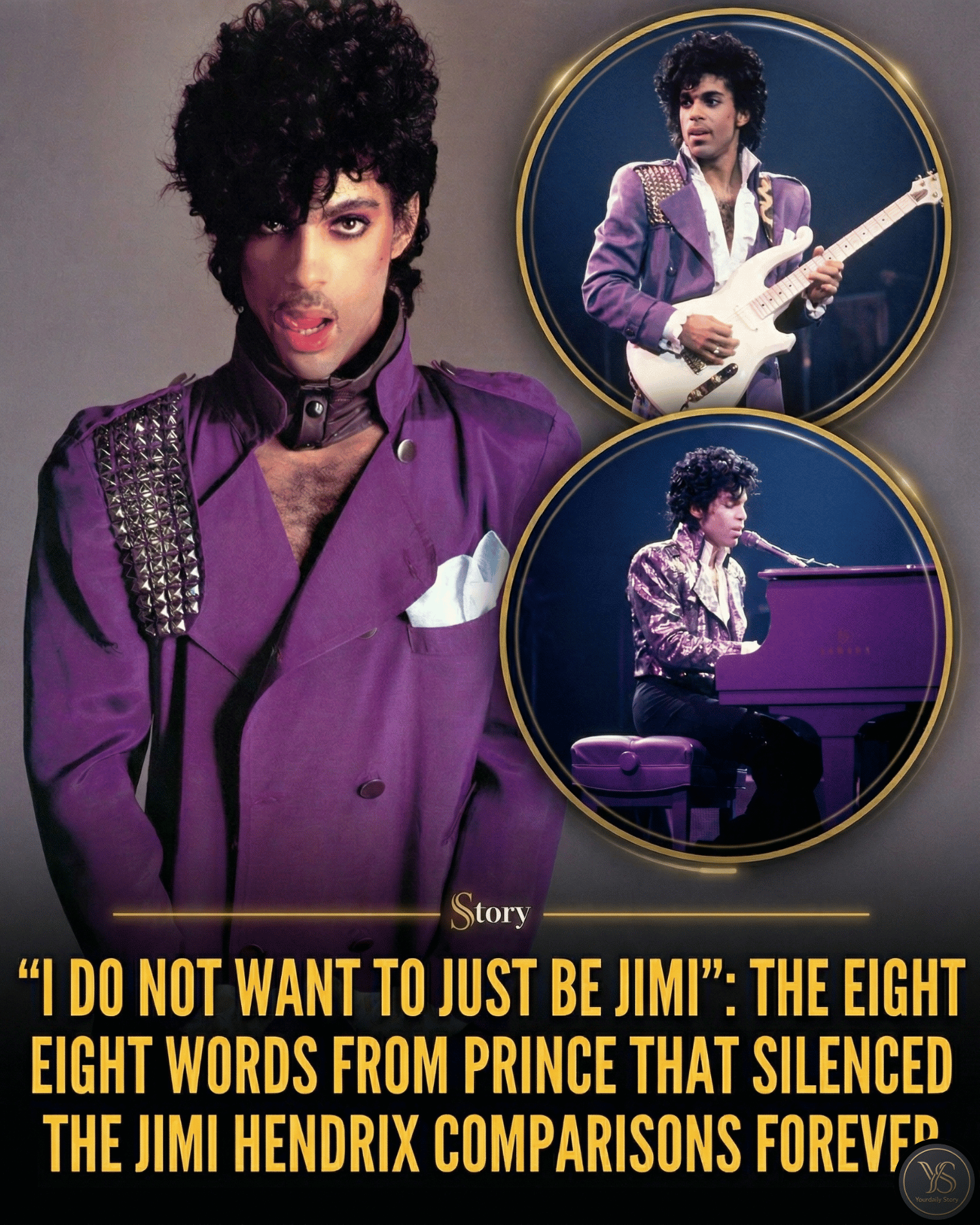 “I Do Not Want To Just Be Jimi”: The Eight Words From Prince That Silenced The Jimi Hendrix Comparisons Forever