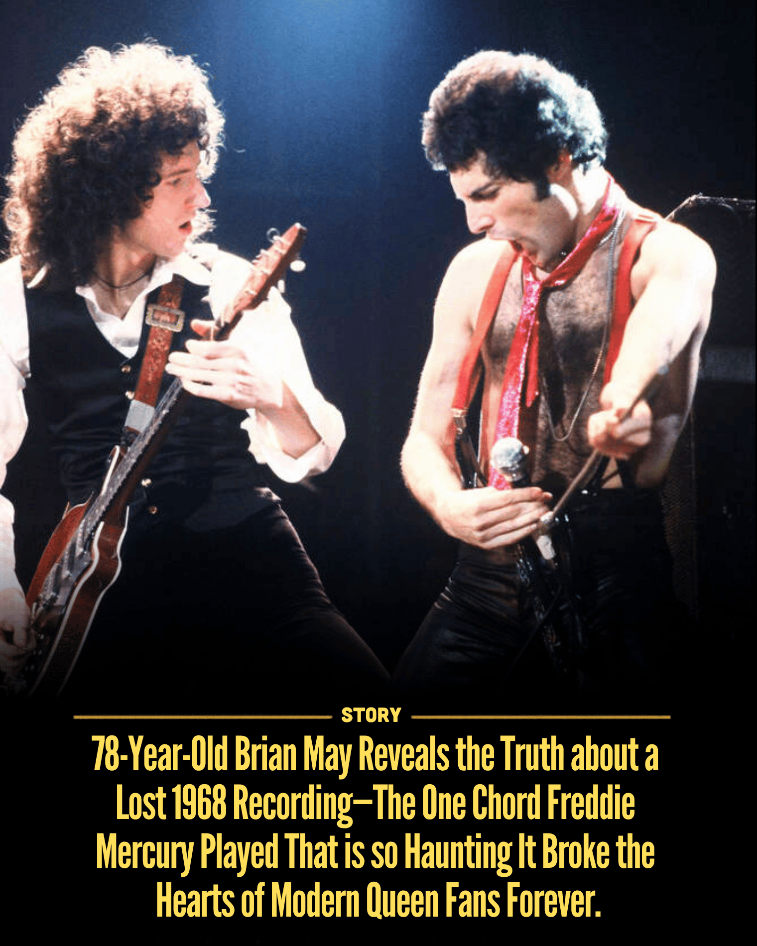 78-Year-Old Brian May Reveals the Truth about a Lost 1968 Recording—The One Chord Freddie Mercury Played That is so Haunting It Broke the Hearts of Modern Queen Fans Forever.