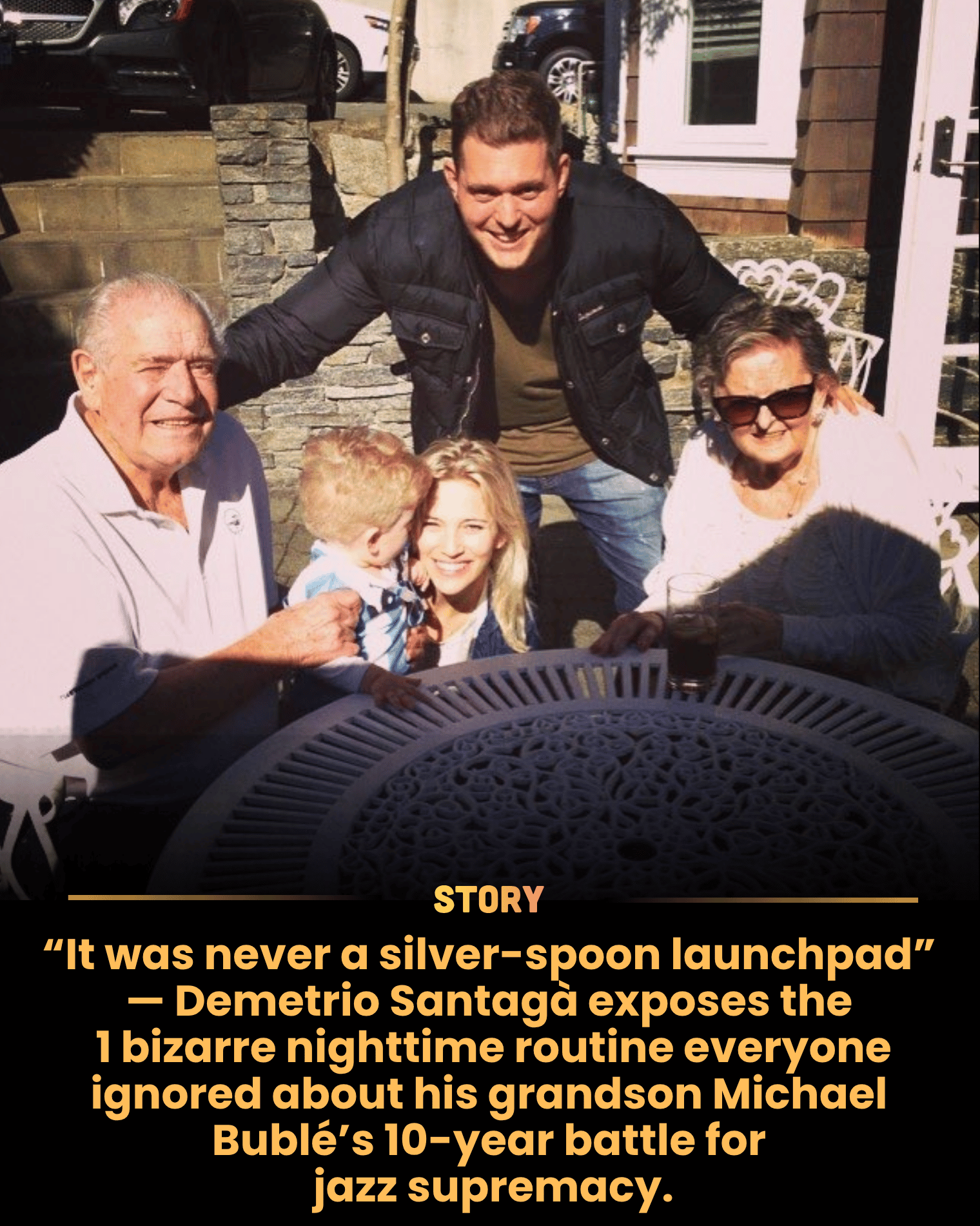 “It was never a silver-spoon launchpad” — Demetrio Santagà exposes the 1 bizarre nighttime routine everyone ignored about his grandson Michael Bublé’s 10-year battle for jazz supremacy.