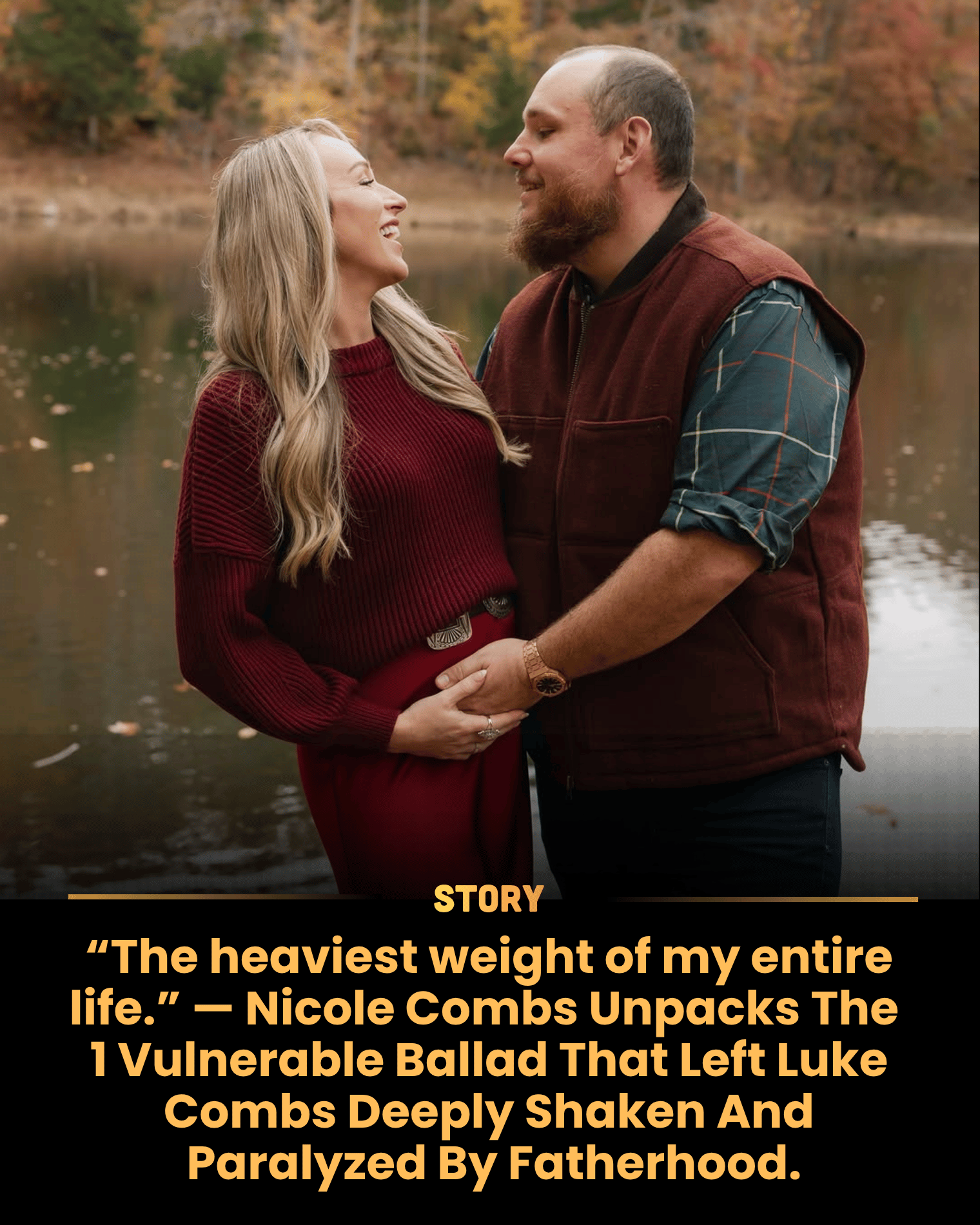 “The heaviest weight of my entire life.” — Nicole Combs Unpacks The 1 Vulnerable Ballad That Left Luke Combs Deeply Shaken And Paralyzed By Fatherhood.
