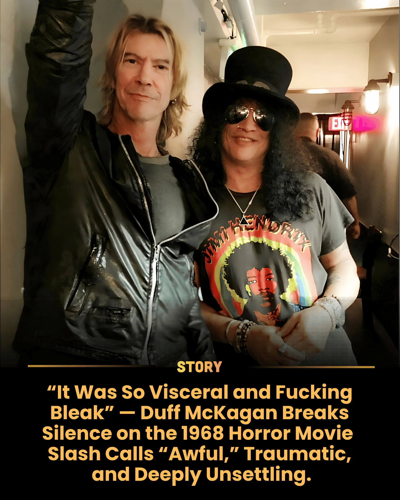 “It Was So Visceral and Fucking Bleak” — Duff McKagan Breaks Silence on the 1968 Horror Movie Slash Calls “Awful,” Traumatic, and Deeply Unsettling.