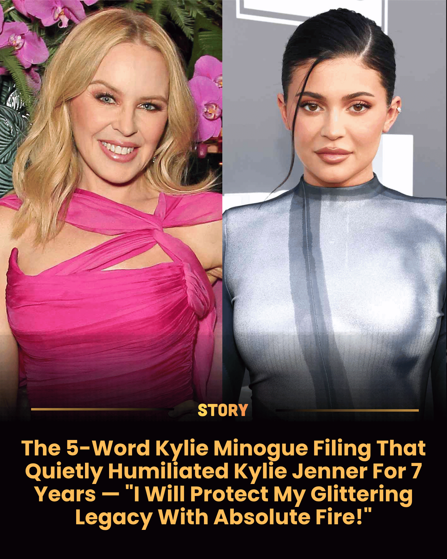 The 5-Word Kylie Minogue Filing That Quietly Humiliated Kylie Jenner For 7 Years — “I Will Protect My Glittering Legacy With Absolute Fire!”
