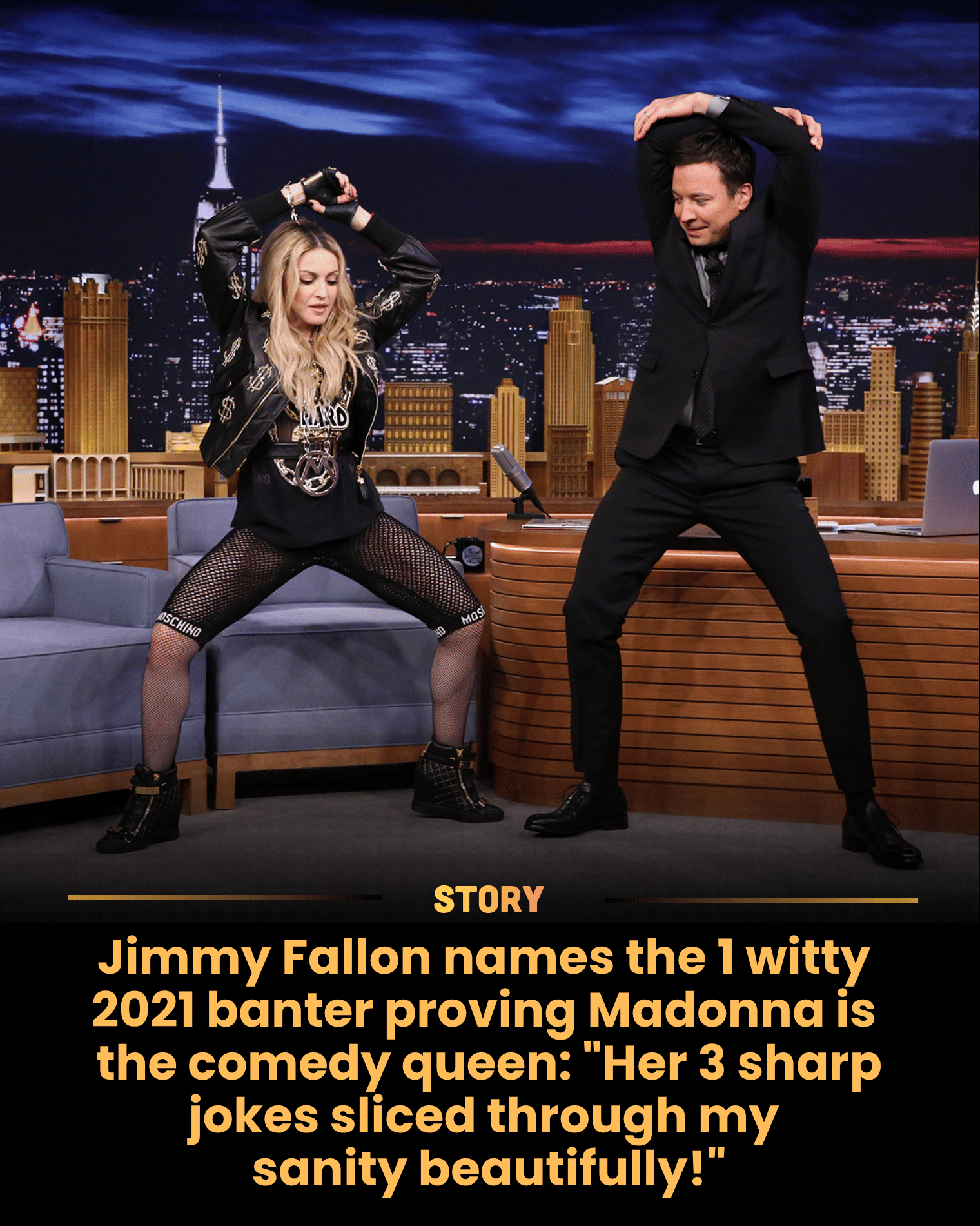 Jimmy Fallon names the 1 witty 2021 banter proving Madonna is the comedy queen: “Her 3 sharp jokes sliced through my sanity beautifully!”