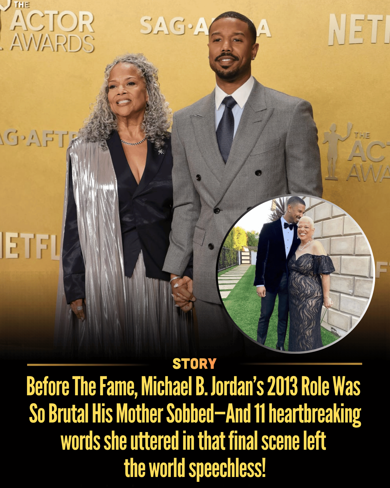 Before The Fame, Michael B. Jordan’s 2013 Role Was So Brutal His Mother Sobbed—And 11 heartbreaking words she uttered in that final scene left the world speechless!