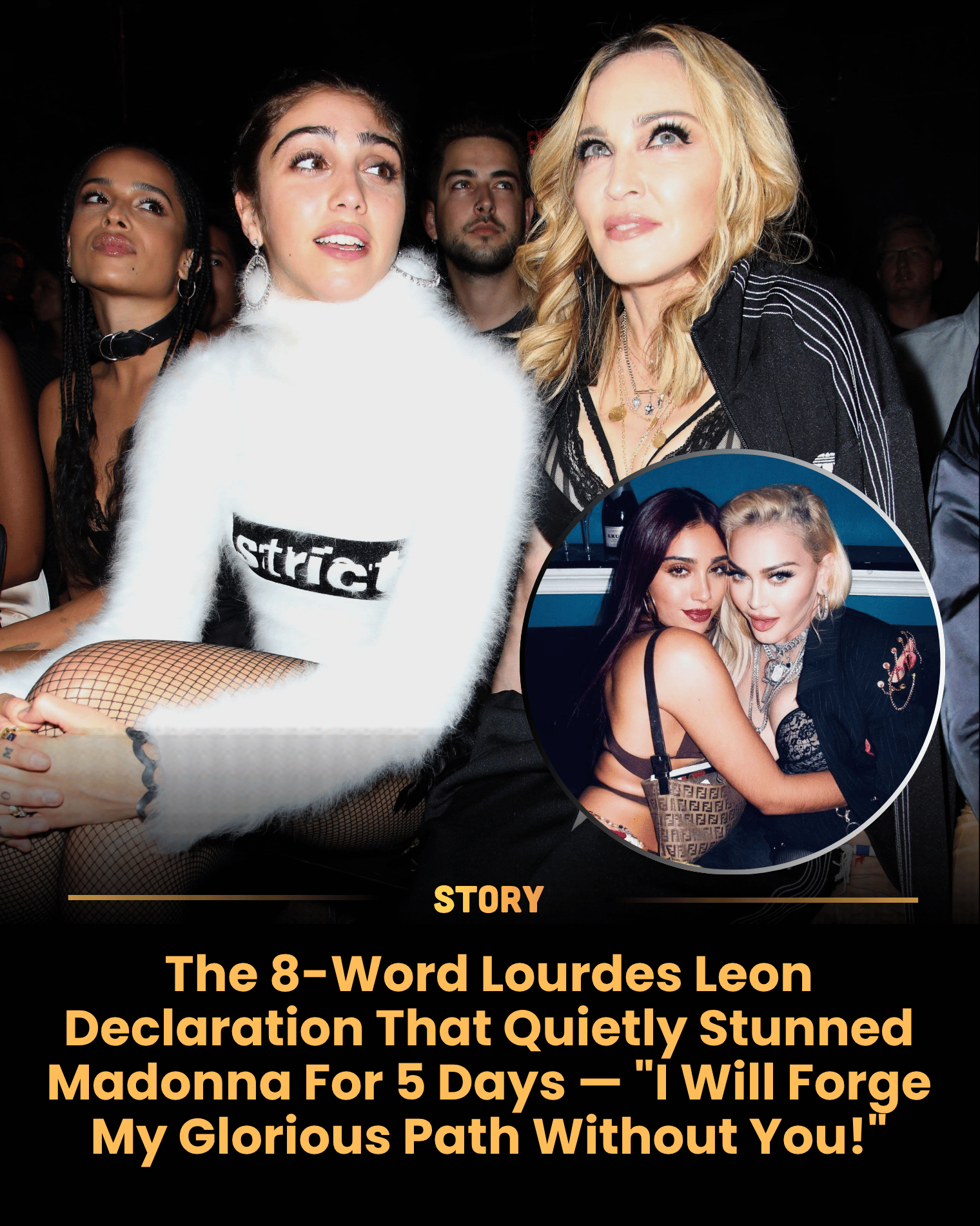 The 8-Word Lourdes Leon Declaration That Quietly Stunned Madonna For 5 Days — “I Will Forge My Glorious Path Without You!”