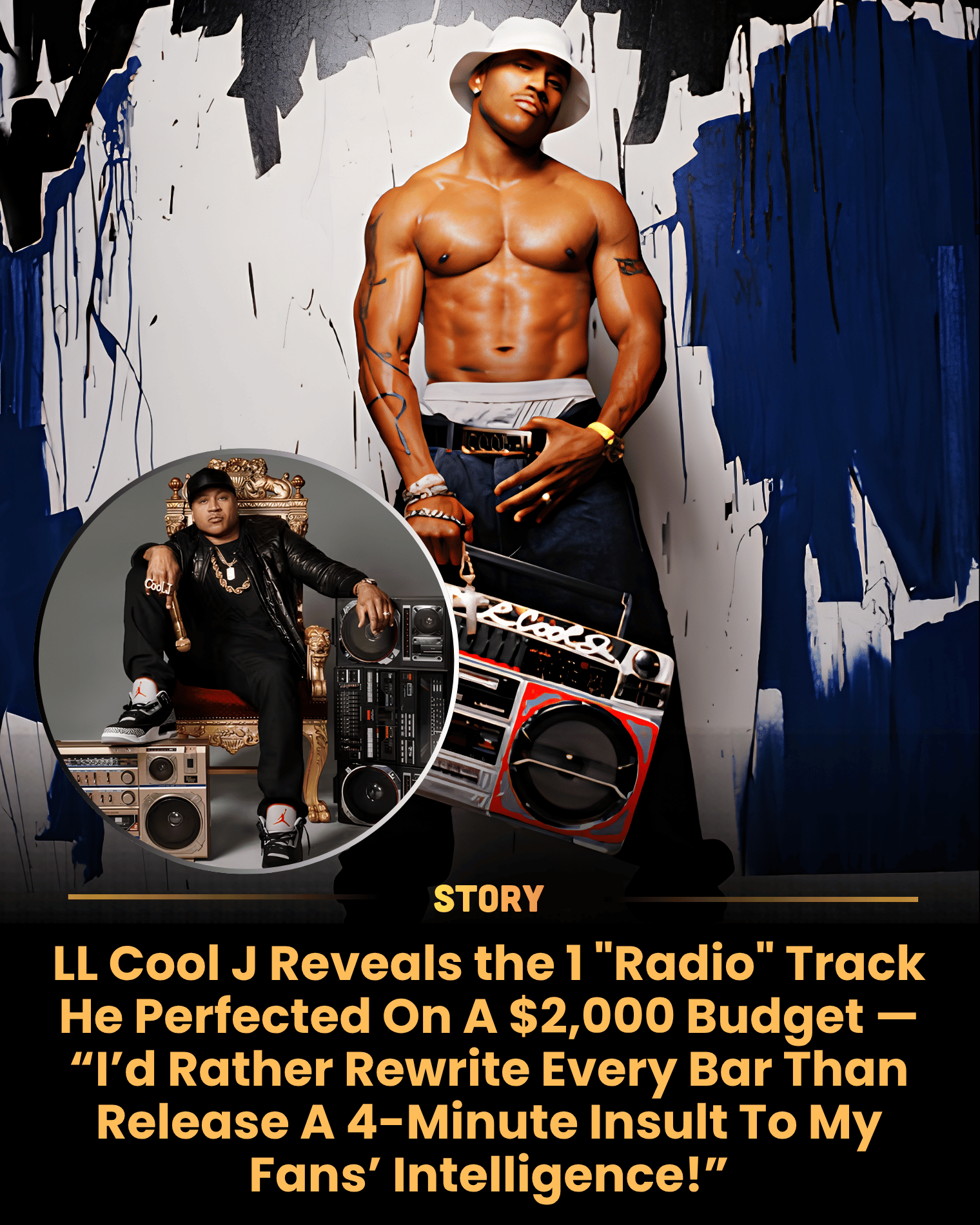 LL Cool J Reveals the 1 “Radio” Track He Perfected On A $2,000 Budget — “I’d Rather Rewrite Every Bar Than Release A 4-Minute Insult To My Fans’ Intelligence!”