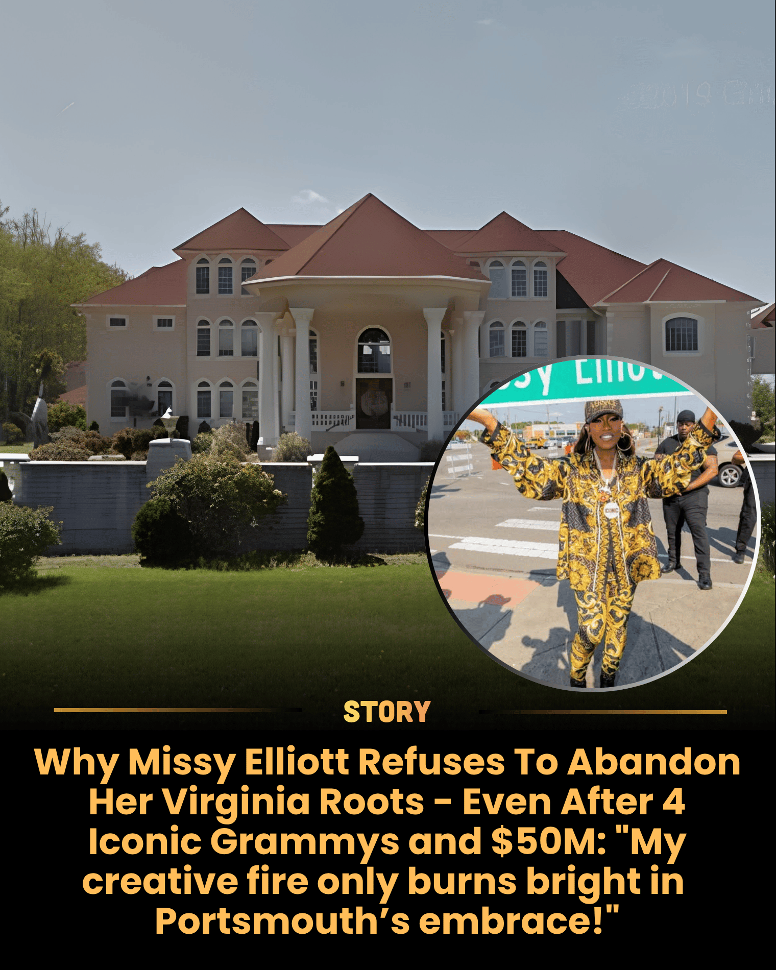 Why Missy Elliott Refuses To Abandon Her Virginia Roots – Even After 4 Iconic Grammys and $50M: “My creative fire only burns bright in Portsmouth’s embrace!”