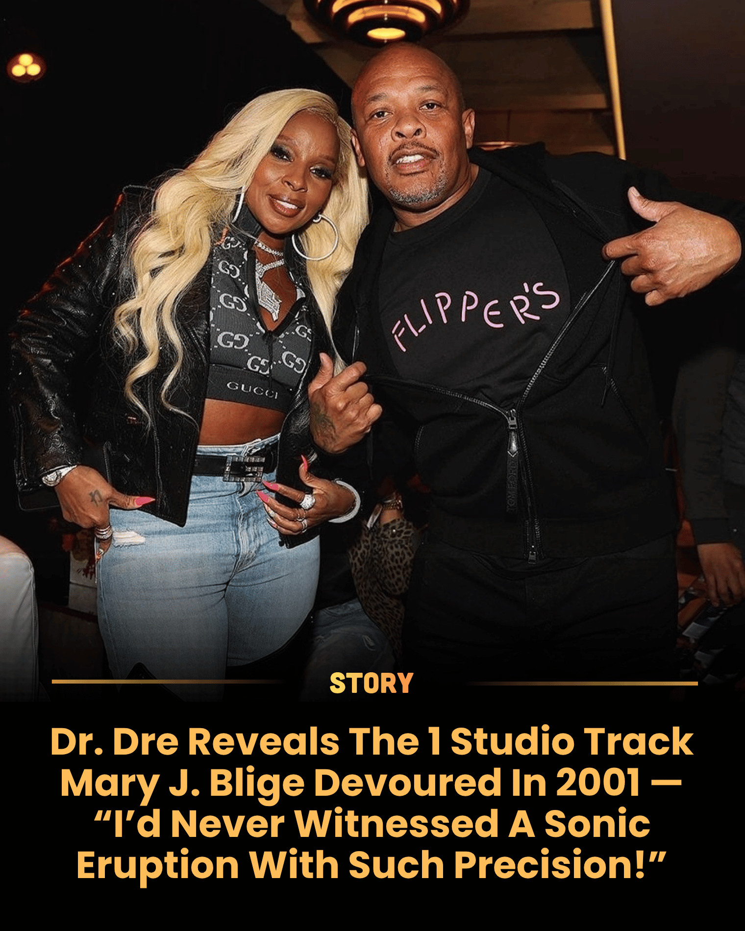 Dr. Dre Reveals The 1 Studio Track Mary J. Blige Devoured In 2001 — “I’d Never Witnessed A Sonic Eruption With Such Precision!”