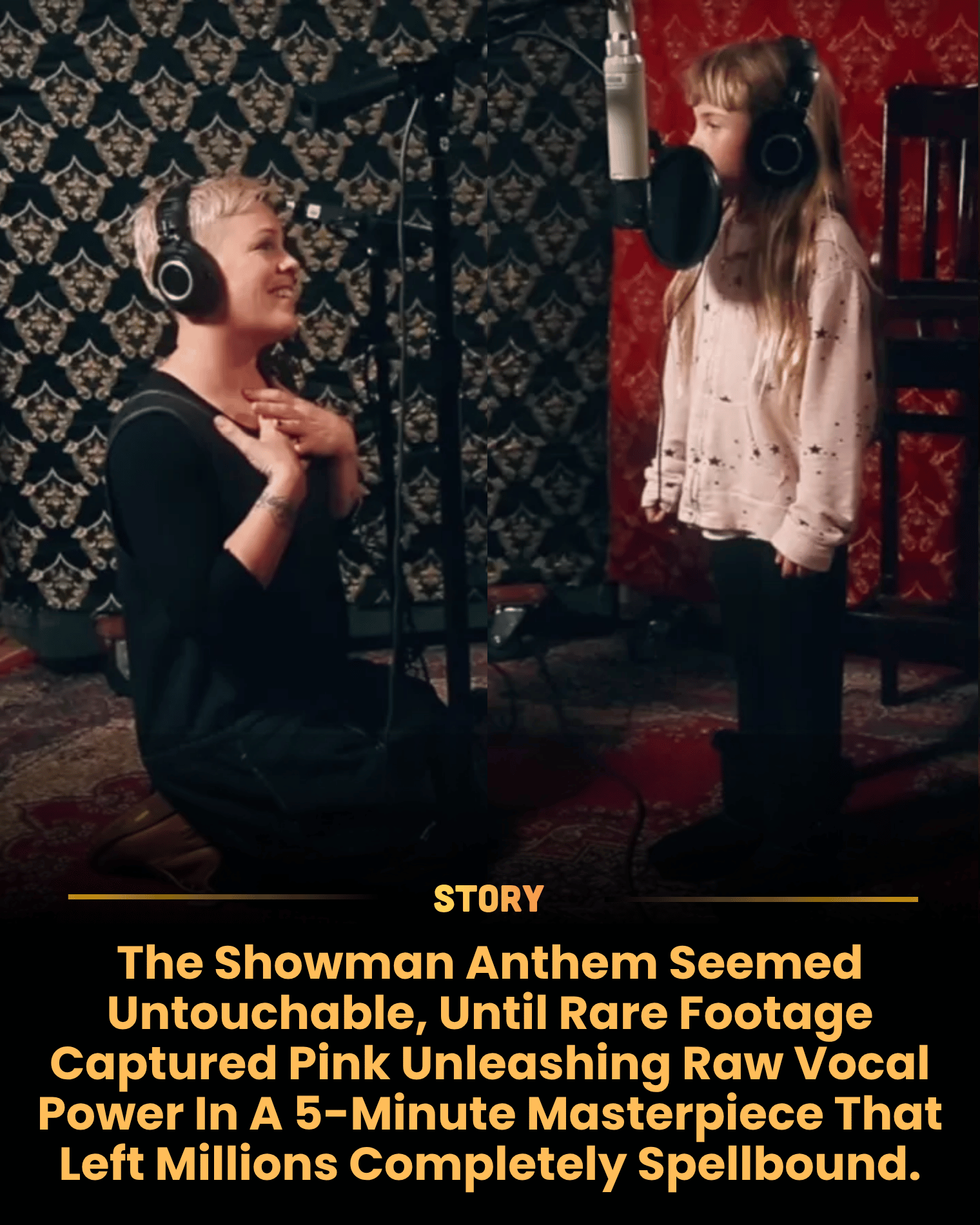The Showman Anthem Seemed Untouchable, Until Rare Footage Captured Pink Unleashing Raw Vocal Power In A 5-Minute Masterpiece That Left Millions Completely Spellbound.