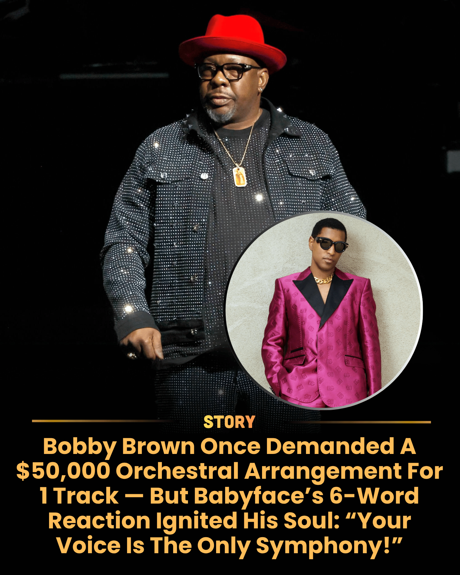 Bobby Brown Once Demanded A $50,000 Orchestral Arrangement For 1 Track — But Babyface’s 6-Word Reaction Ignited His Soul: “Your Voice Is The Only Symphony!”