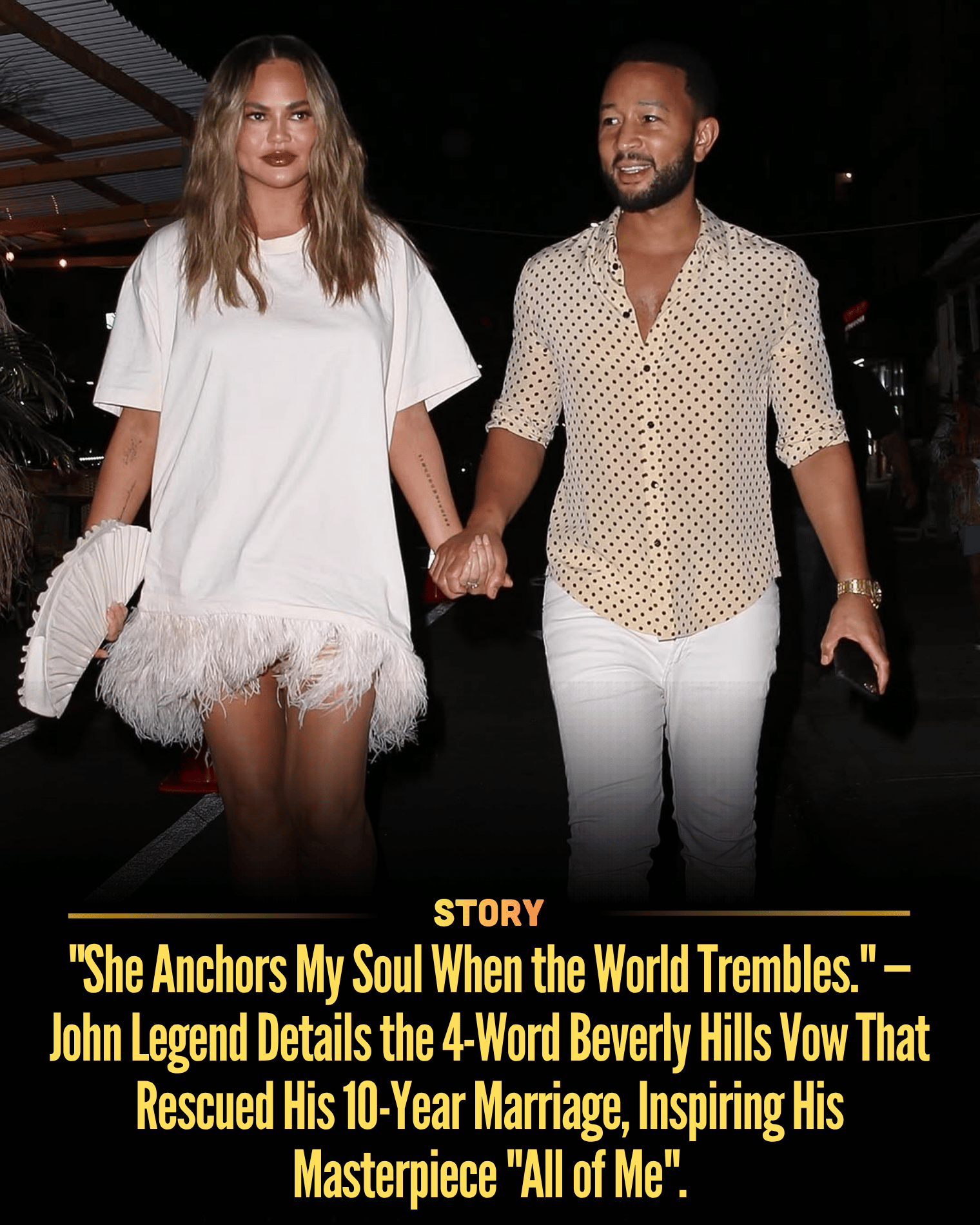 “She Anchors My Soul When the World Trembles.” — John Legend Details the 4-Word Beverly Hills Vow That Rescued His 10-Year Marriage, Inspiring His Masterpiece “All of Me”.