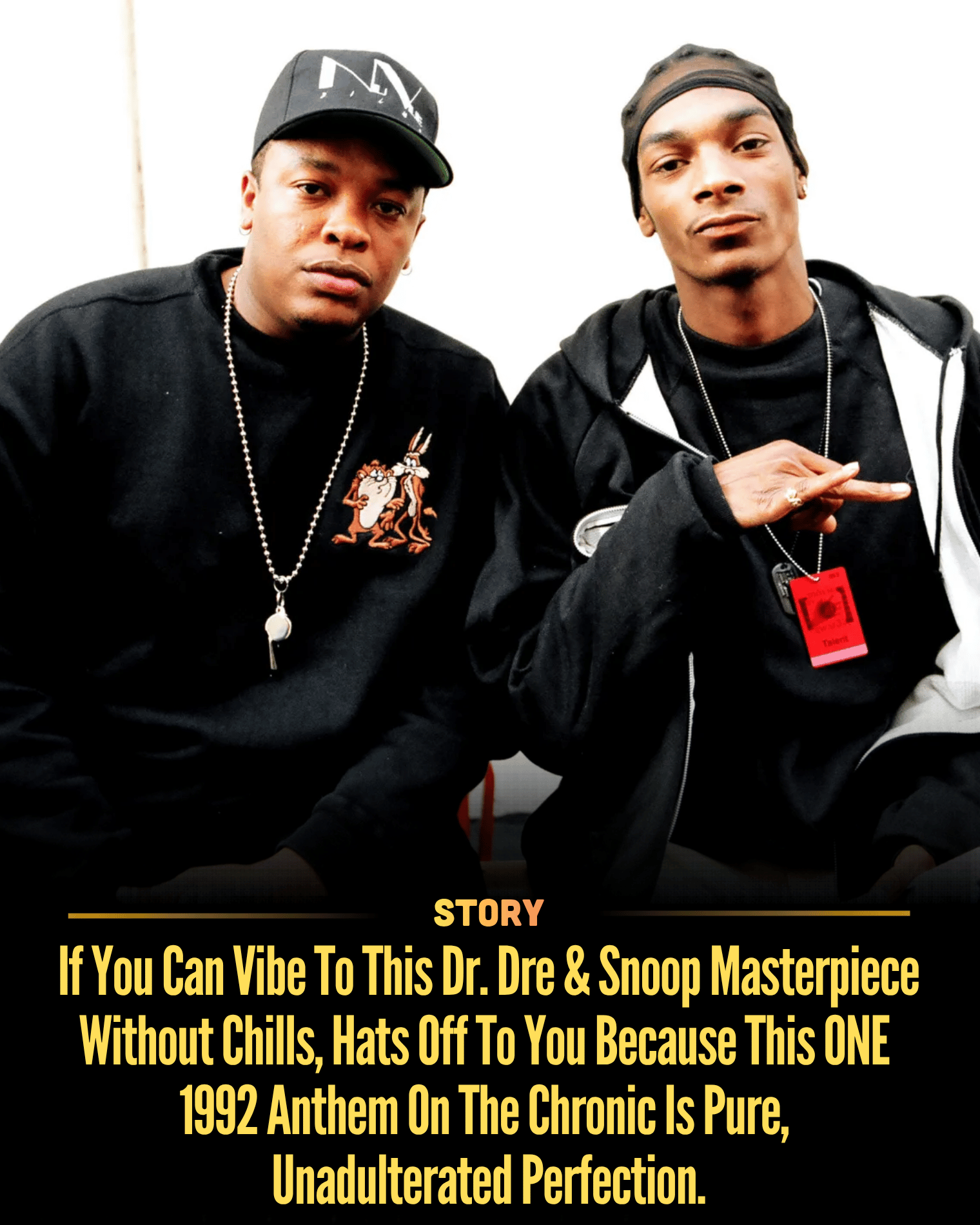If You Can Vibe To This Dr. Dre & Snoop Masterpiece Without Chills, Hats Off To You Because This ONE 1992 Anthem On The Chronic Is Pure, Unadulterated Perfection.