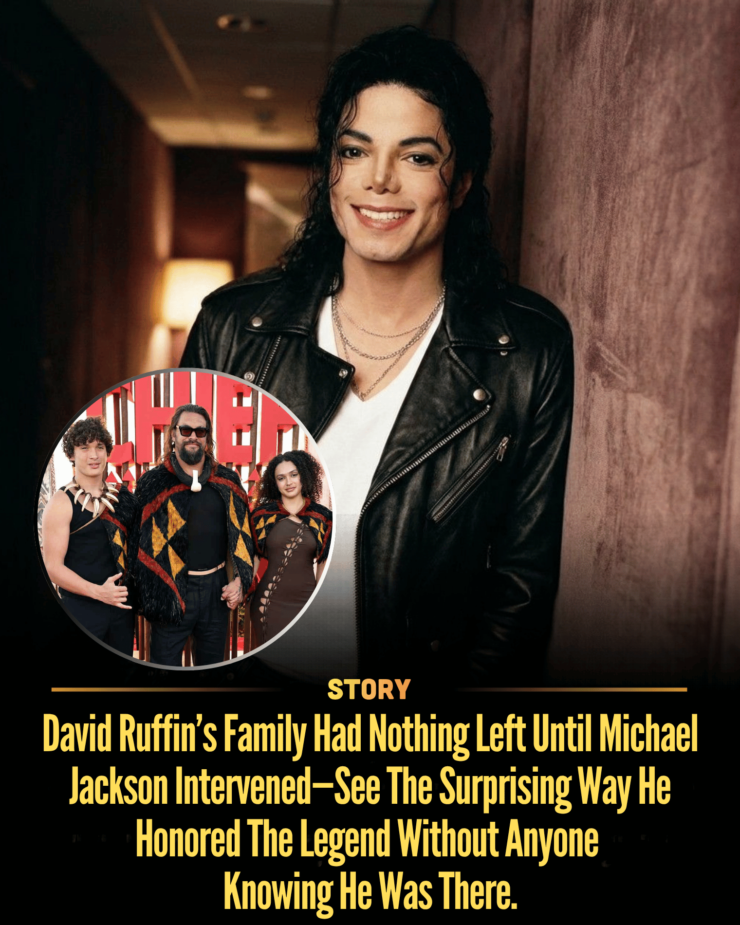 David Ruffin’s Family Had Nothing Left Until Michael Jackson Intervened—See The Surprising Way He Honored The Legend Without Anyone Knowing He Was There.