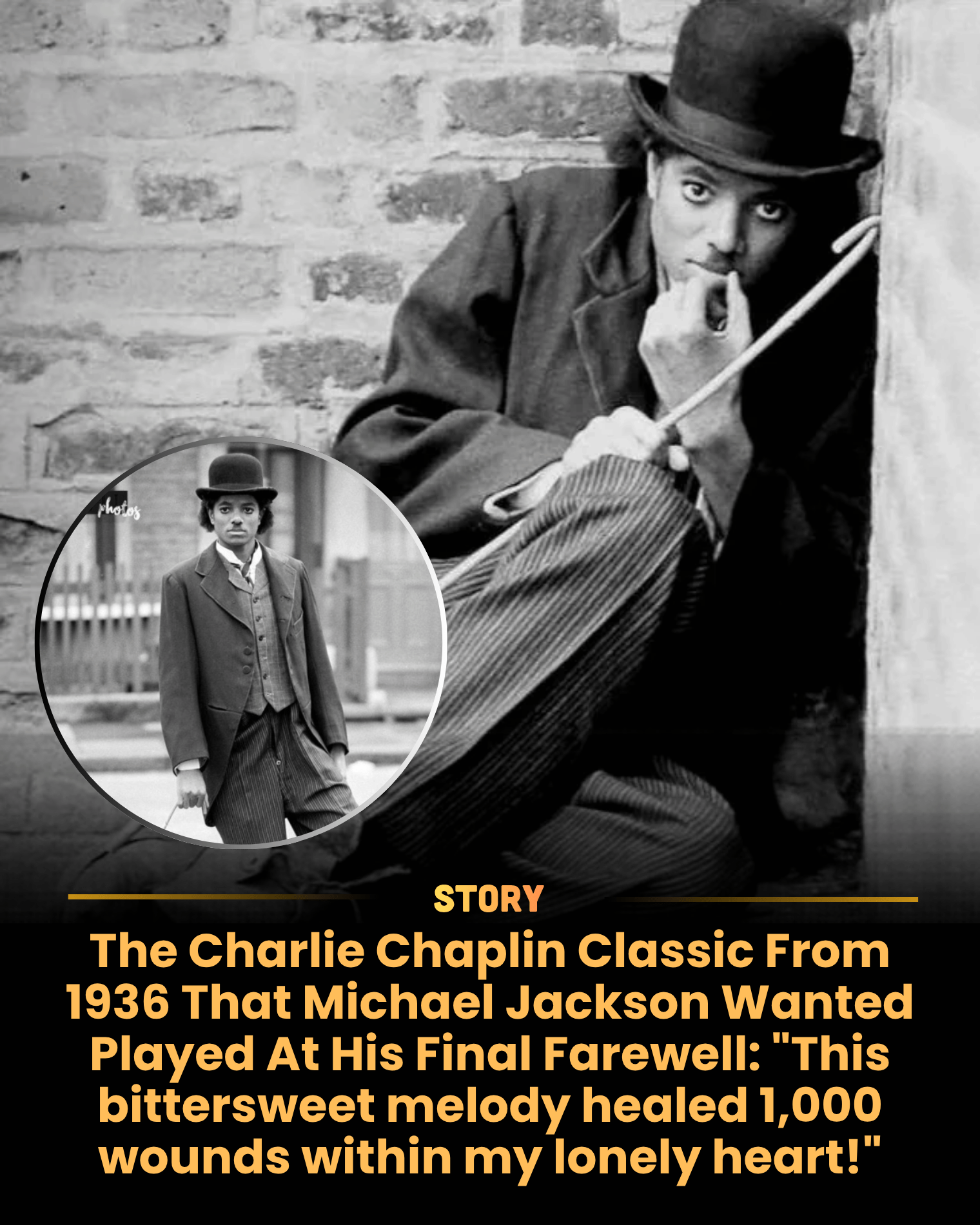 The Charlie Chaplin Classic From 1936 That Michael Jackson Wanted Played At His Final Farewell: “This bittersweet melody healed 1,000 wounds within my lonely heart!”