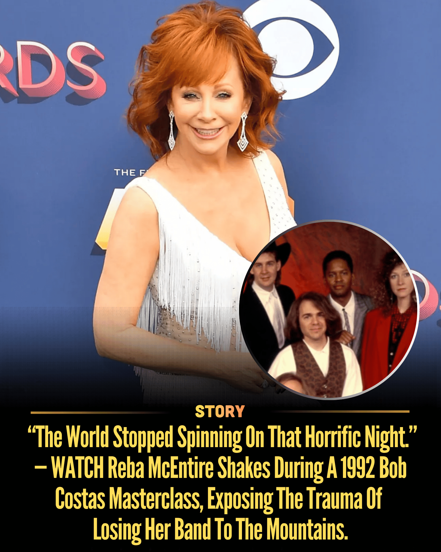 “The World Stopped Spinning On That Horrific Night.” — WATCH Reba McEntire Shakes During A 1992 Bob Costas Masterclass, Exposing The Trauma Of Losing Her Band To The Mountains.