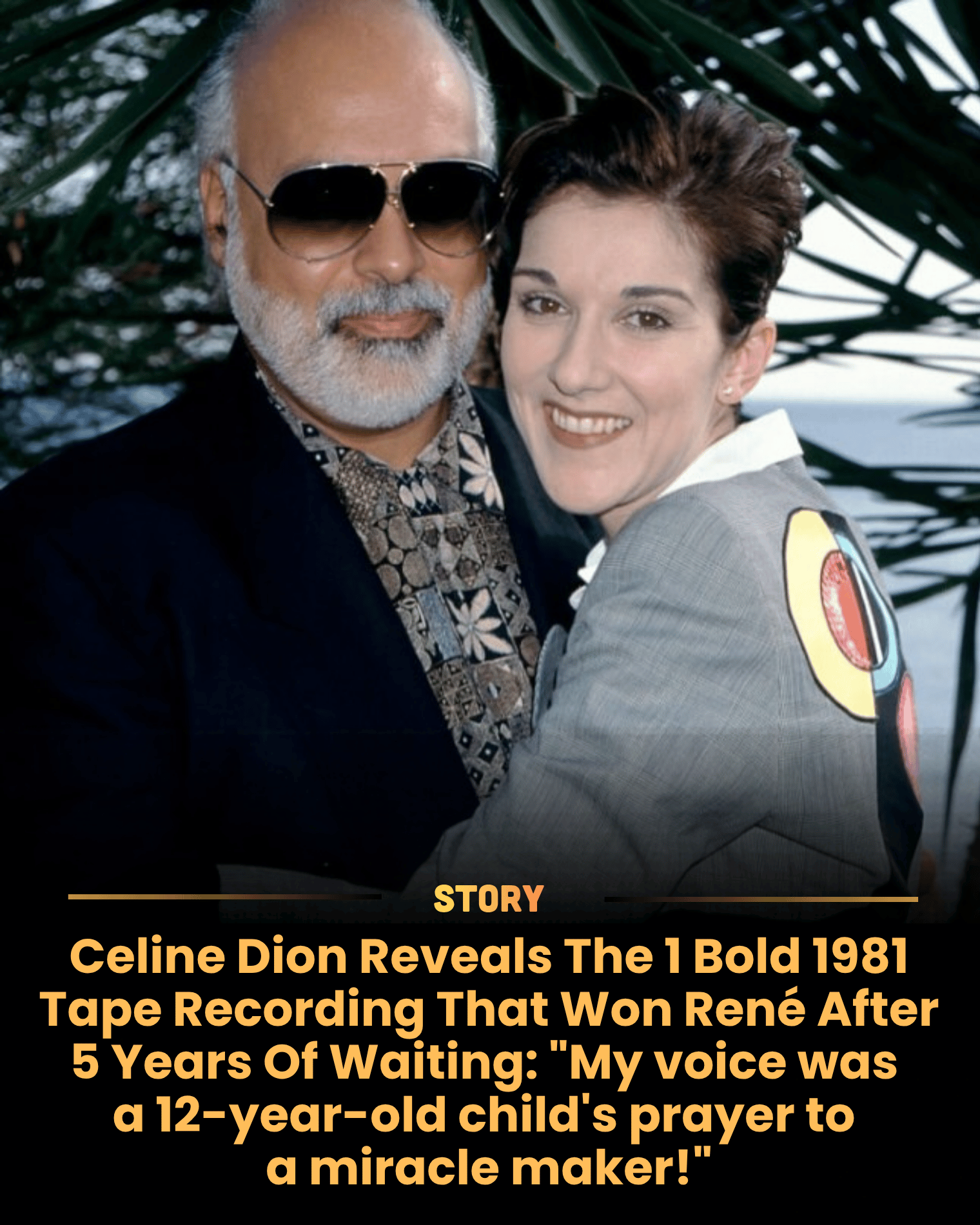 Celine Dion Reveals The 1 Bold 1981 Tape Recording That Won René After 5 Years Of Waiting: “My voice was a 12-year-old child’s prayer to a miracle maker!”