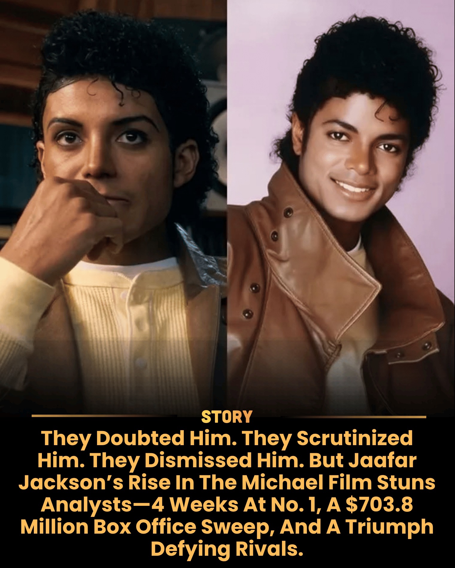 They Doubted Him. They Scrutinized Him. They Dismissed Him. But Jaafar Jackson’s Rise In The Michael Film Stuns Analysts—4 Weeks At No. 1, A $703.8 Million Box Office Sweep, And A Triumph Defying Rivals.